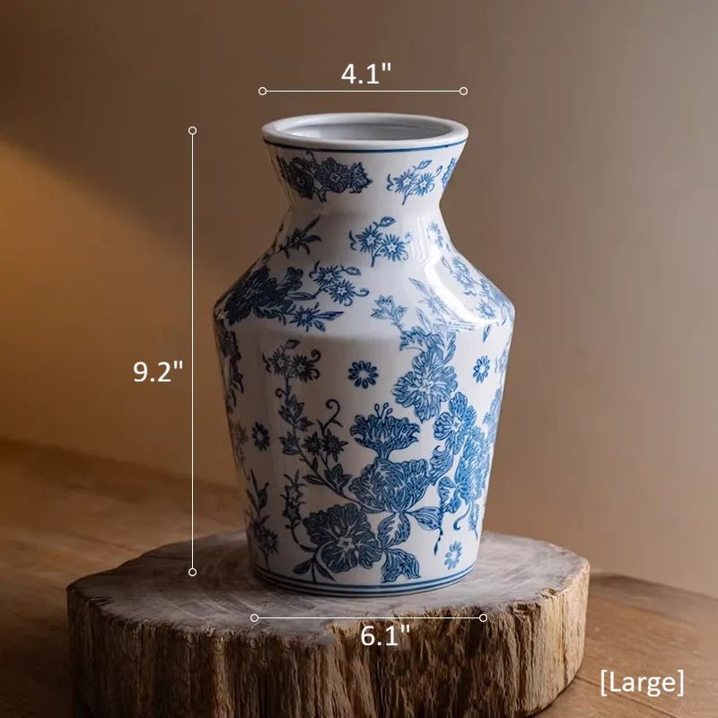 Indigo Porcelain Vase