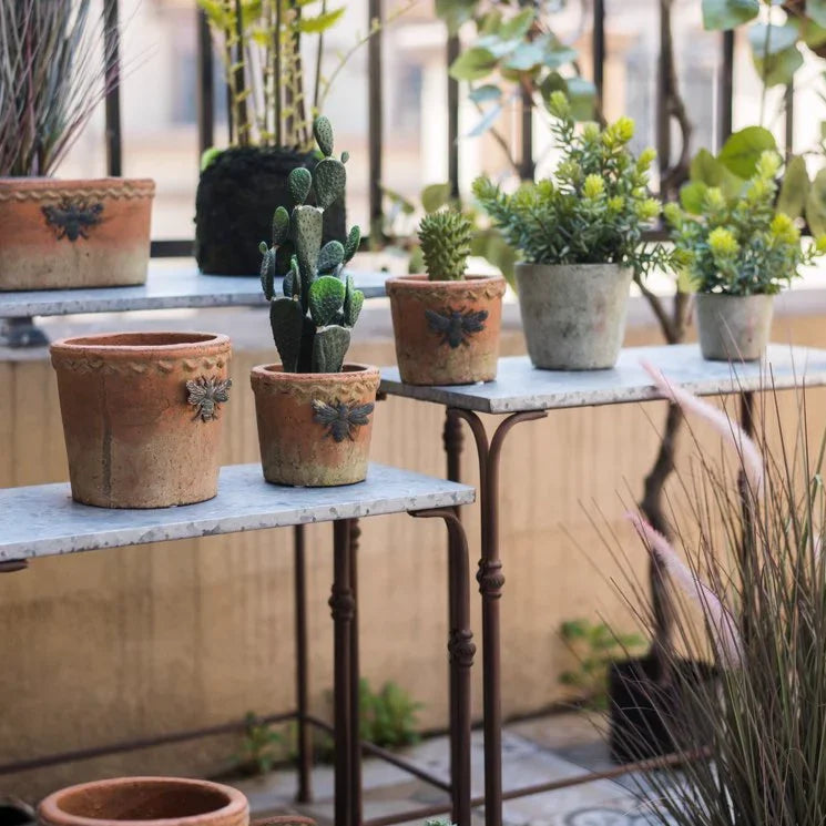 Backyard Metal Plant Stands - The Mayfair Hall