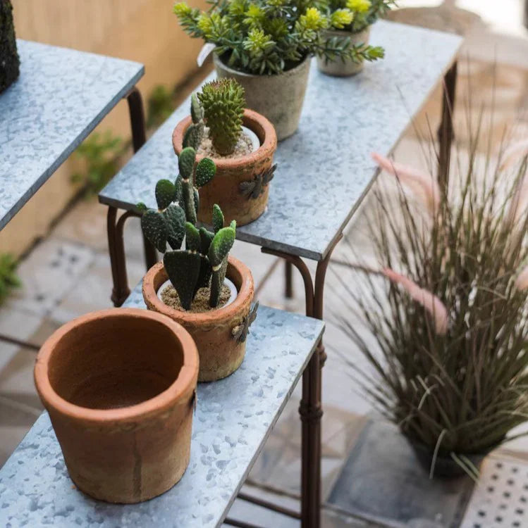 Backyard Metal Plant Stands - The Mayfair Hall