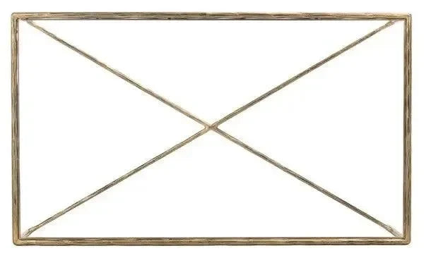 Safavieh Jessa Brass Rectangle Metal Coffee Table