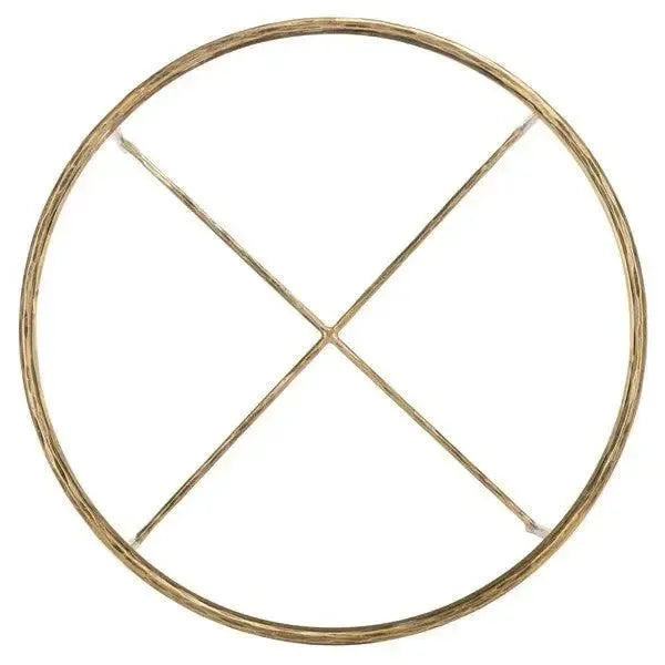 Jessa Glass Coffee Table in Brass - The Mayfair Hall