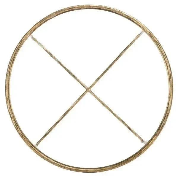 Jessa Glass Coffee Table in Brass - The Mayfair Hall