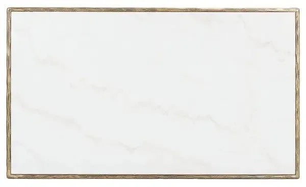 Jessa Metal Coffee Table in Brass - The Mayfair Hall