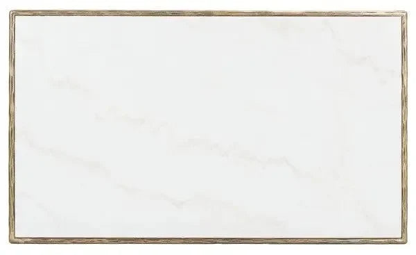 Jessa Metal Coffee Table in Brass - The Mayfair Hall