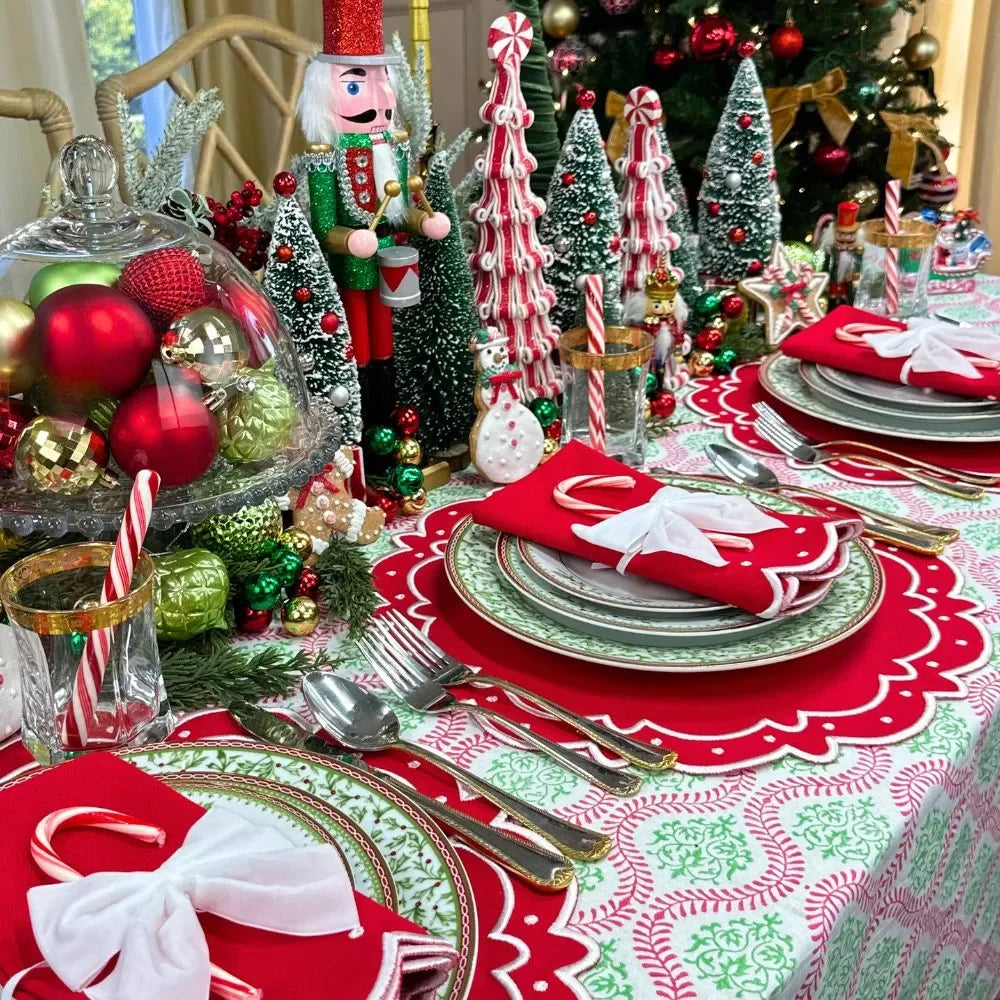 Ava Placemat - Red (Set of 4) - The Mayfair Hall
