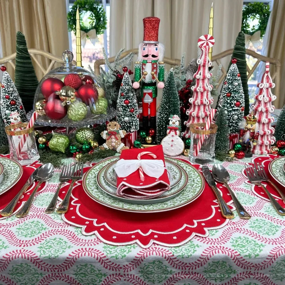 Ava Placemat - Red (Set of 4) - The Mayfair Hall