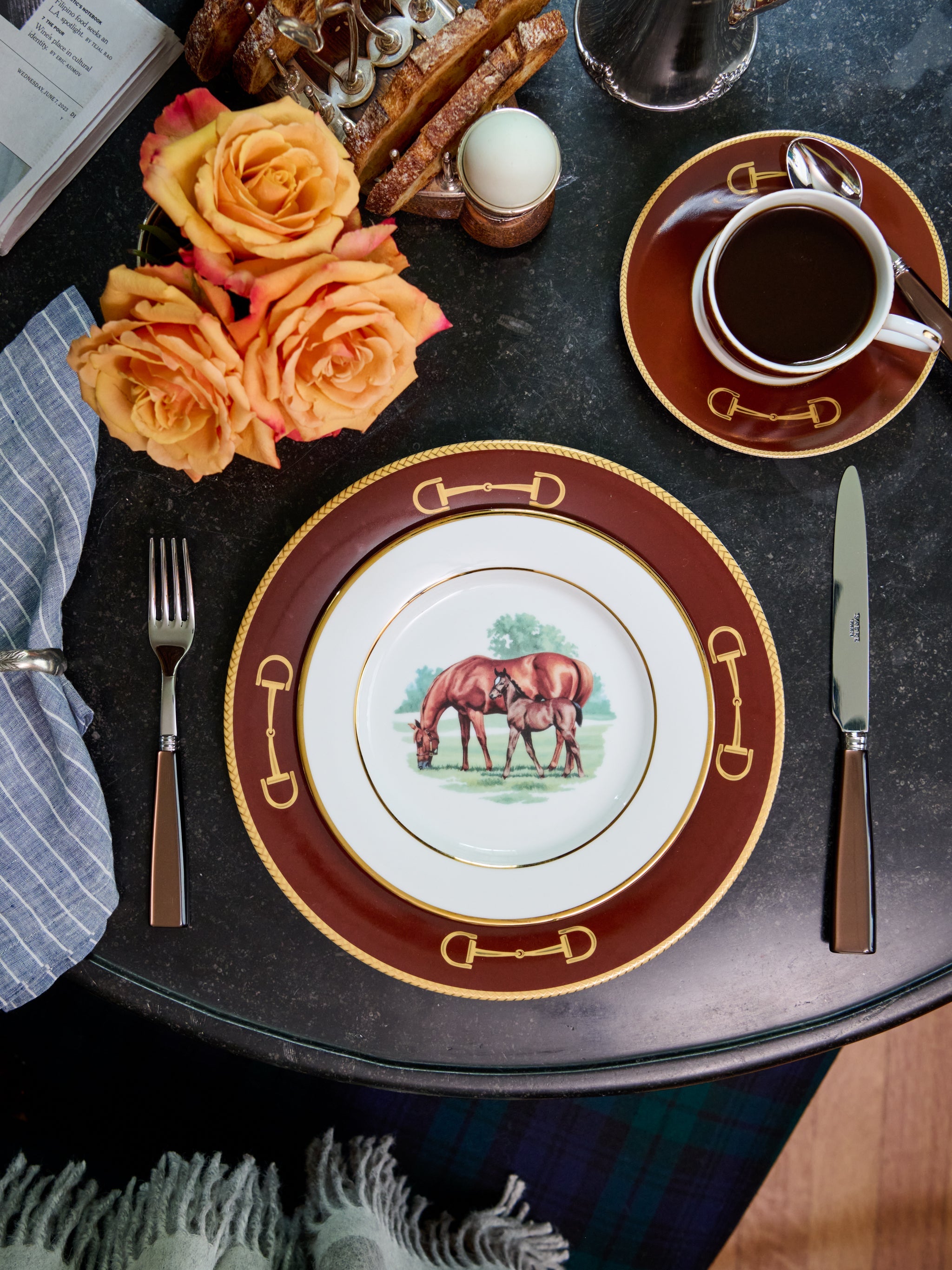 Julie Wear Bluegrass Salad Plate