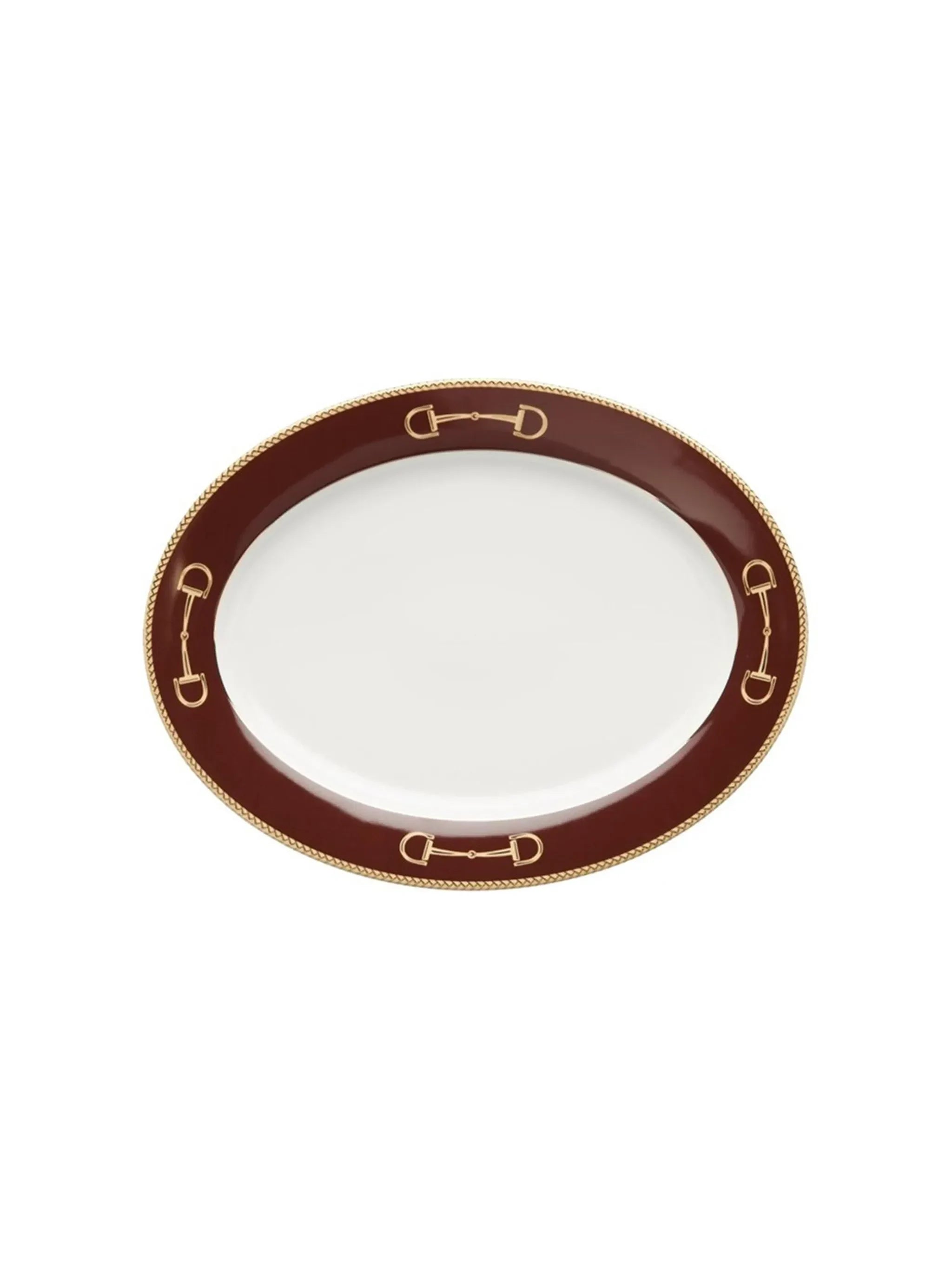 Julie Wear Cheval Platter in Chestnut Brown - The Mayfair Hall