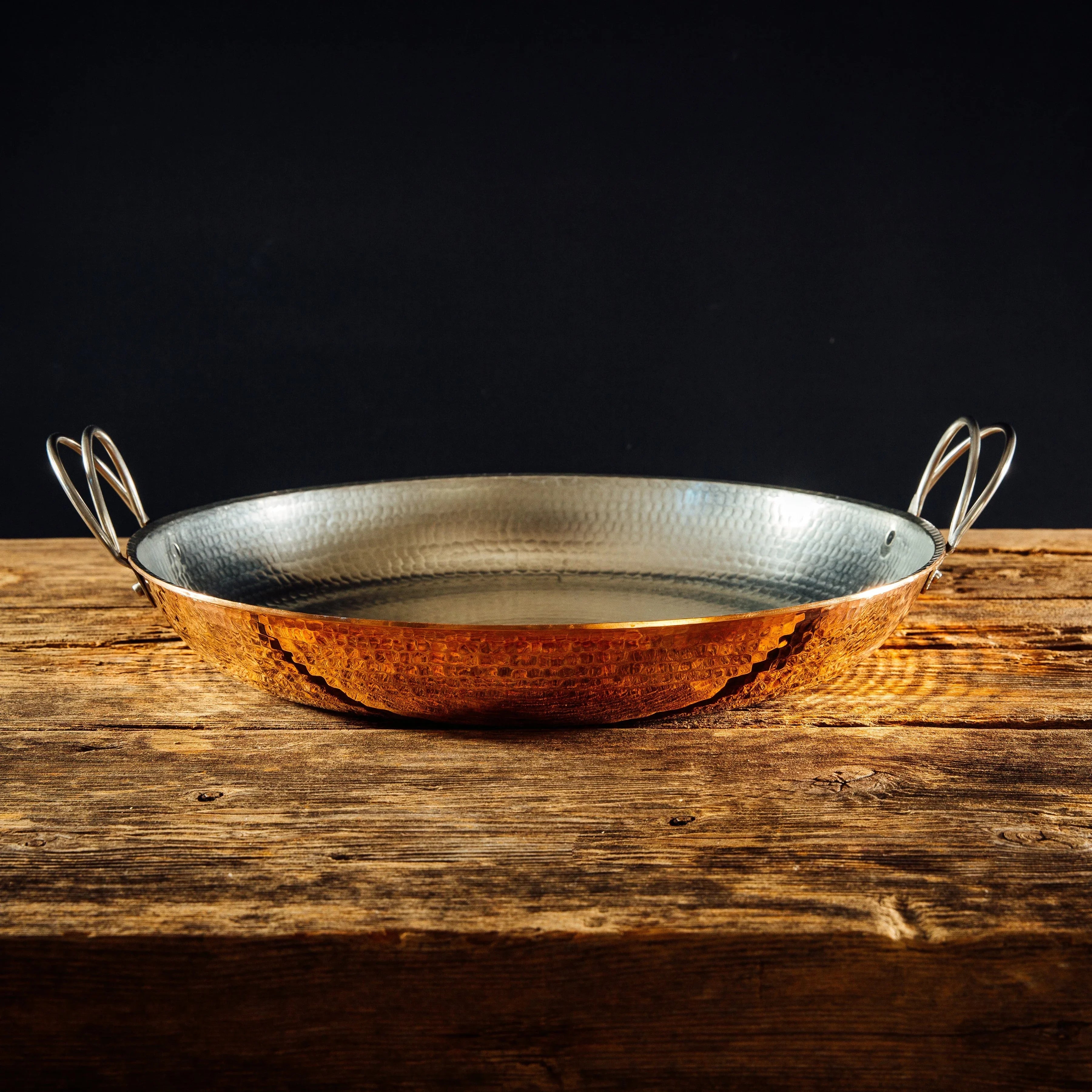 Alicante Copper Paella Pan - The Mayfair Hall