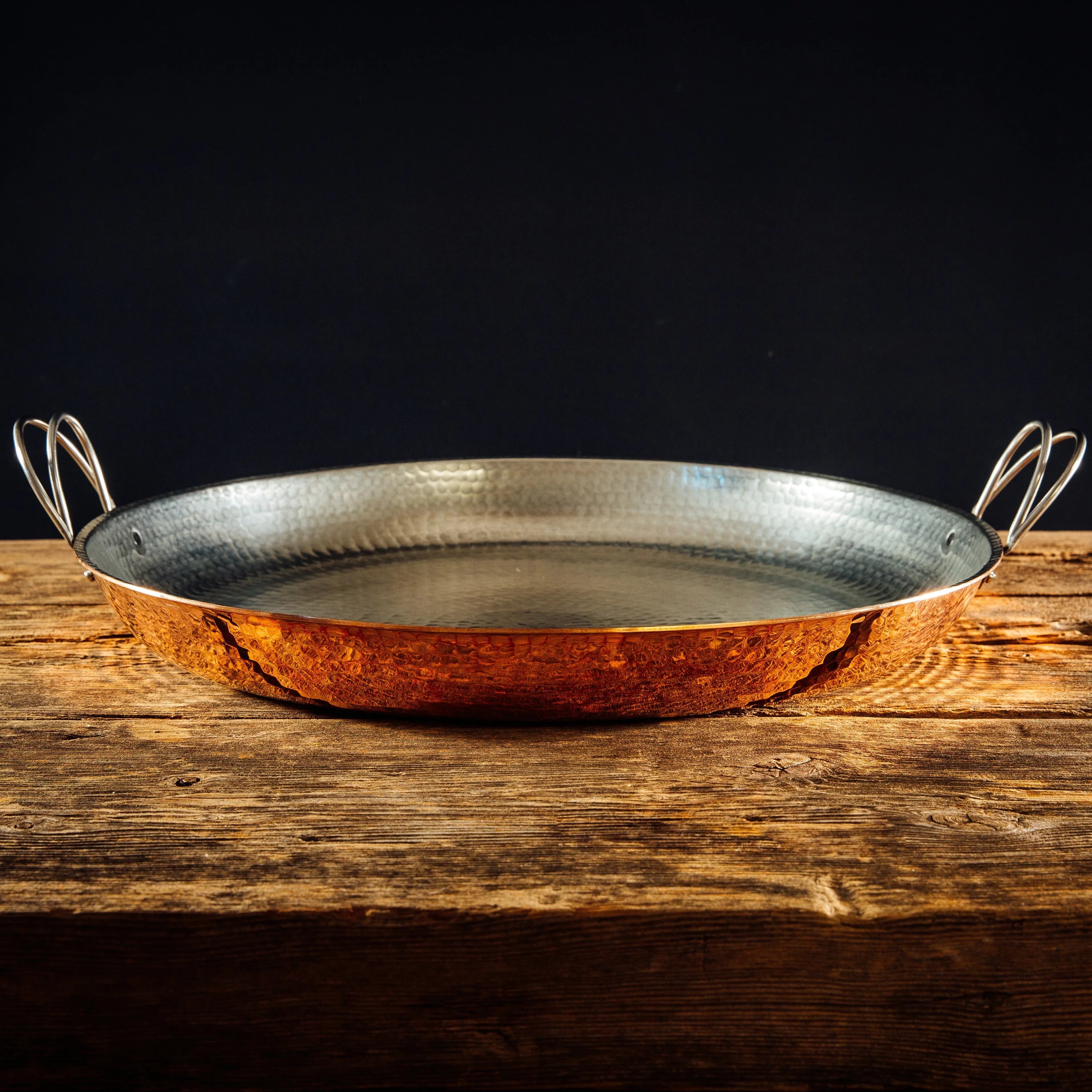 Alicante Copper Paella Pan - The Mayfair Hall