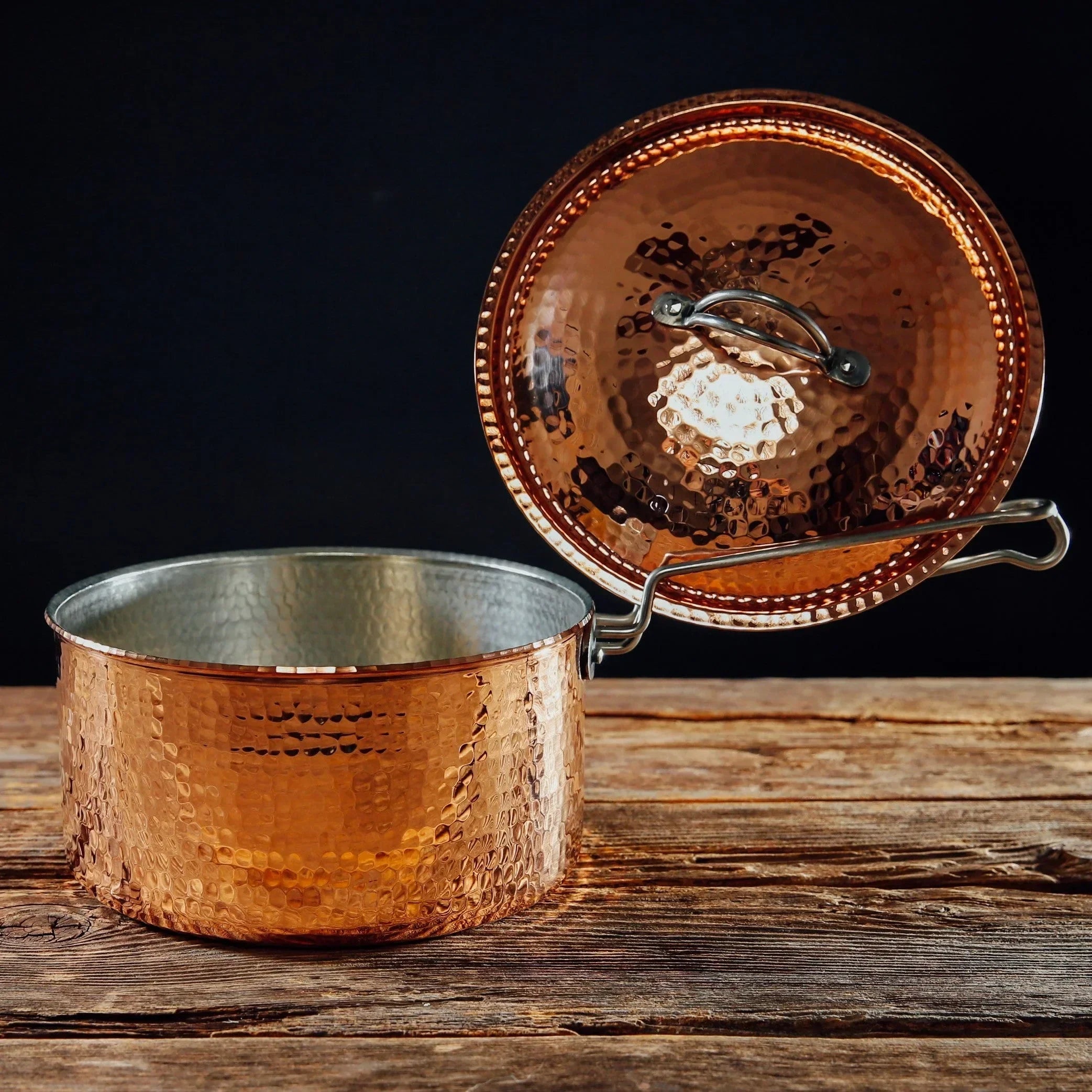 Copper Saucepan 1.5 quart and 2.5 quart - The Mayfair Hall