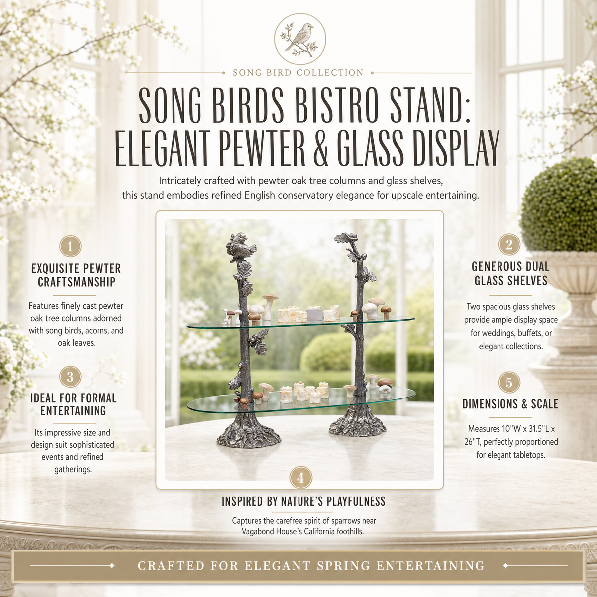 Song Birds Bistro Stand