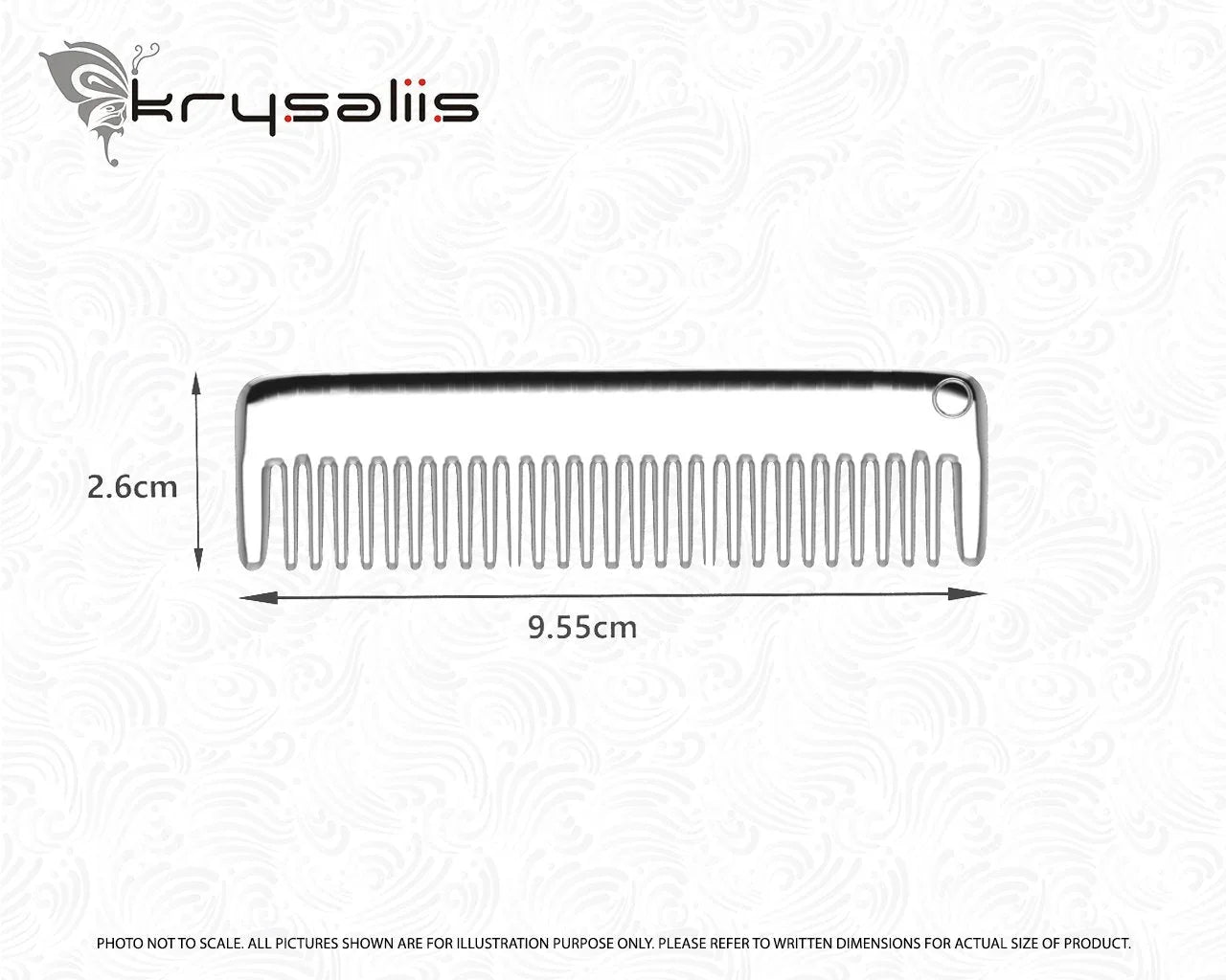Sterling Silver Baby Comb by Krysaliis - The Mayfair Hall