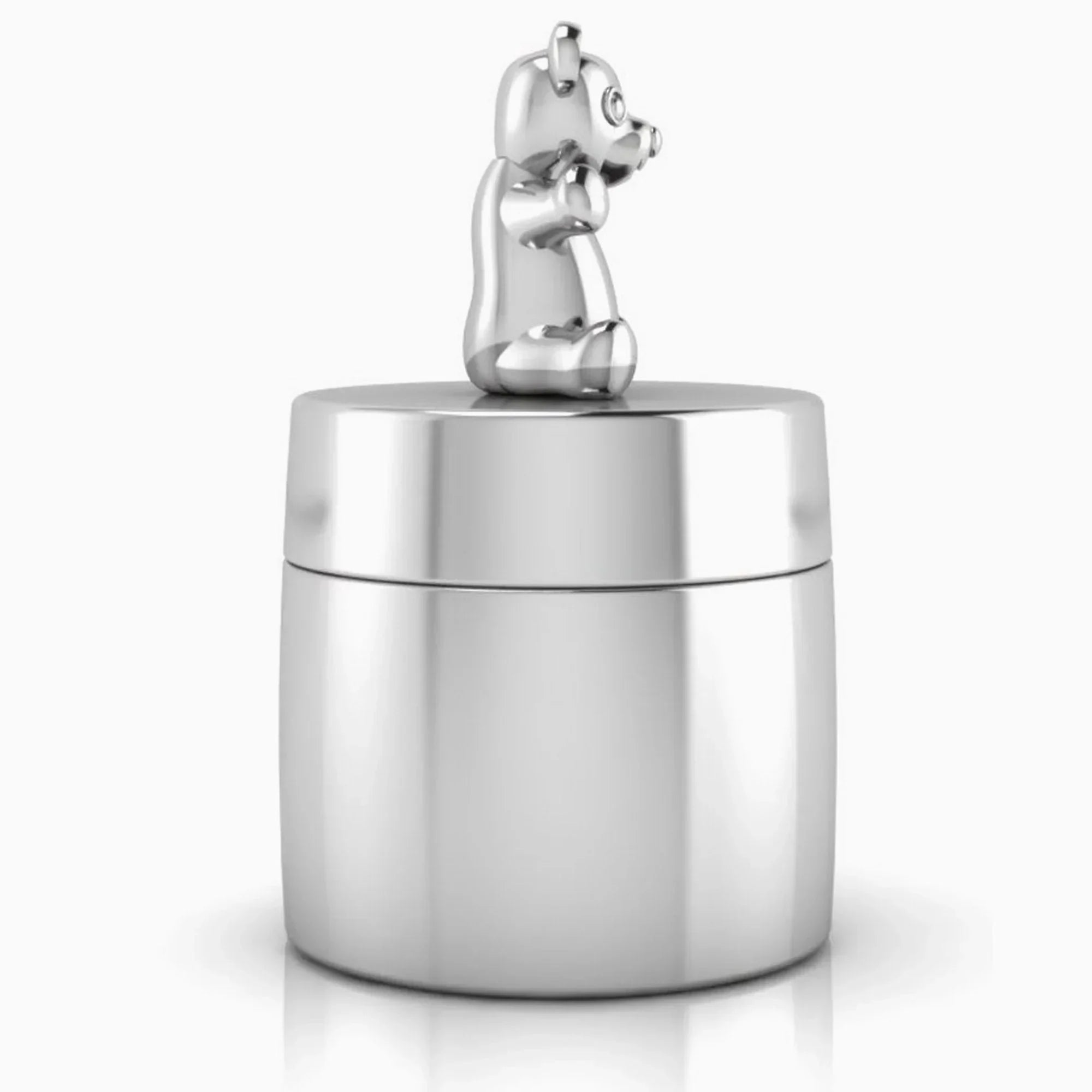 Teddy Sterling Silver Keepsake Box by Krysaliis - The Mayfair Hall