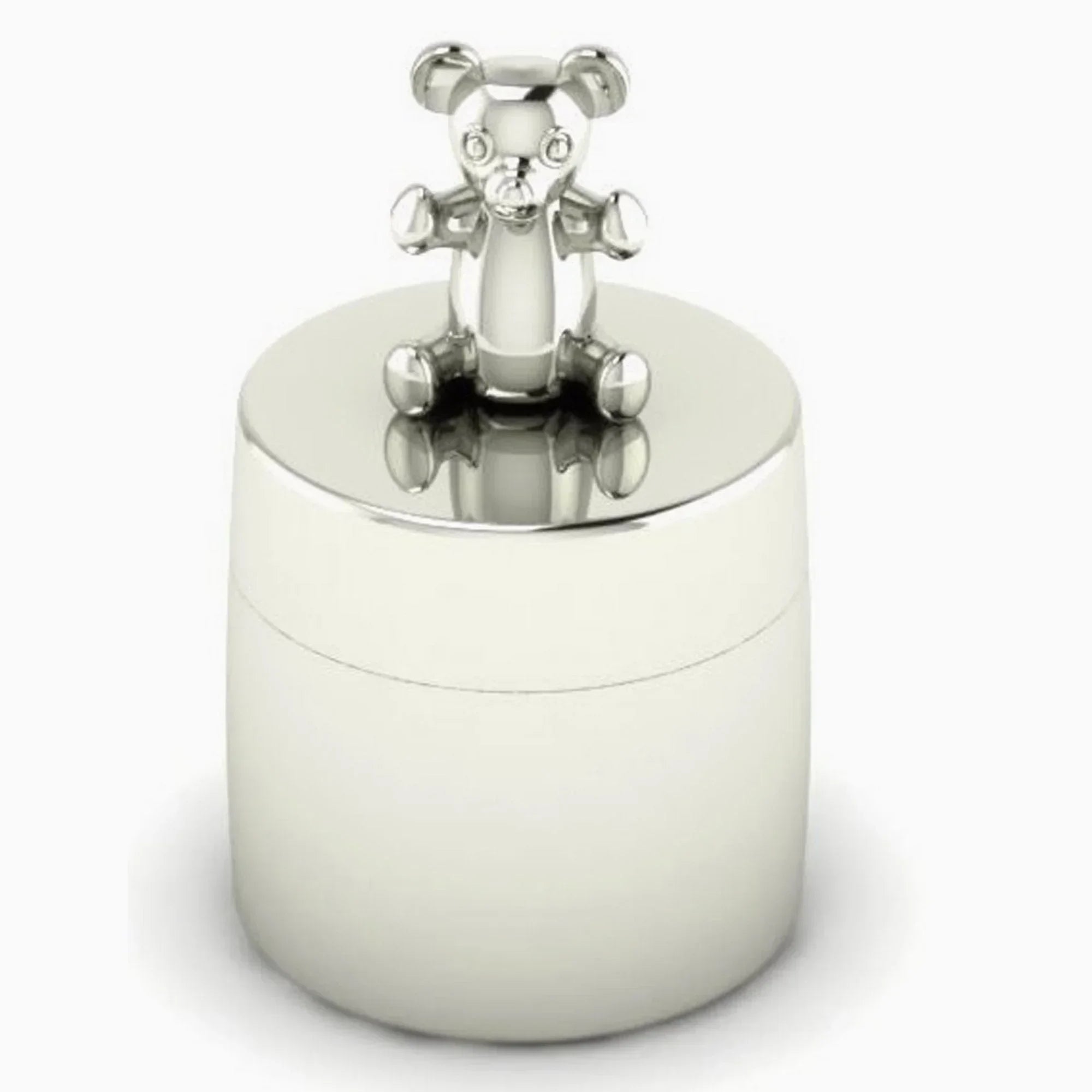 Teddy Sterling Silver Keepsake Box by Krysaliis - The Mayfair Hall