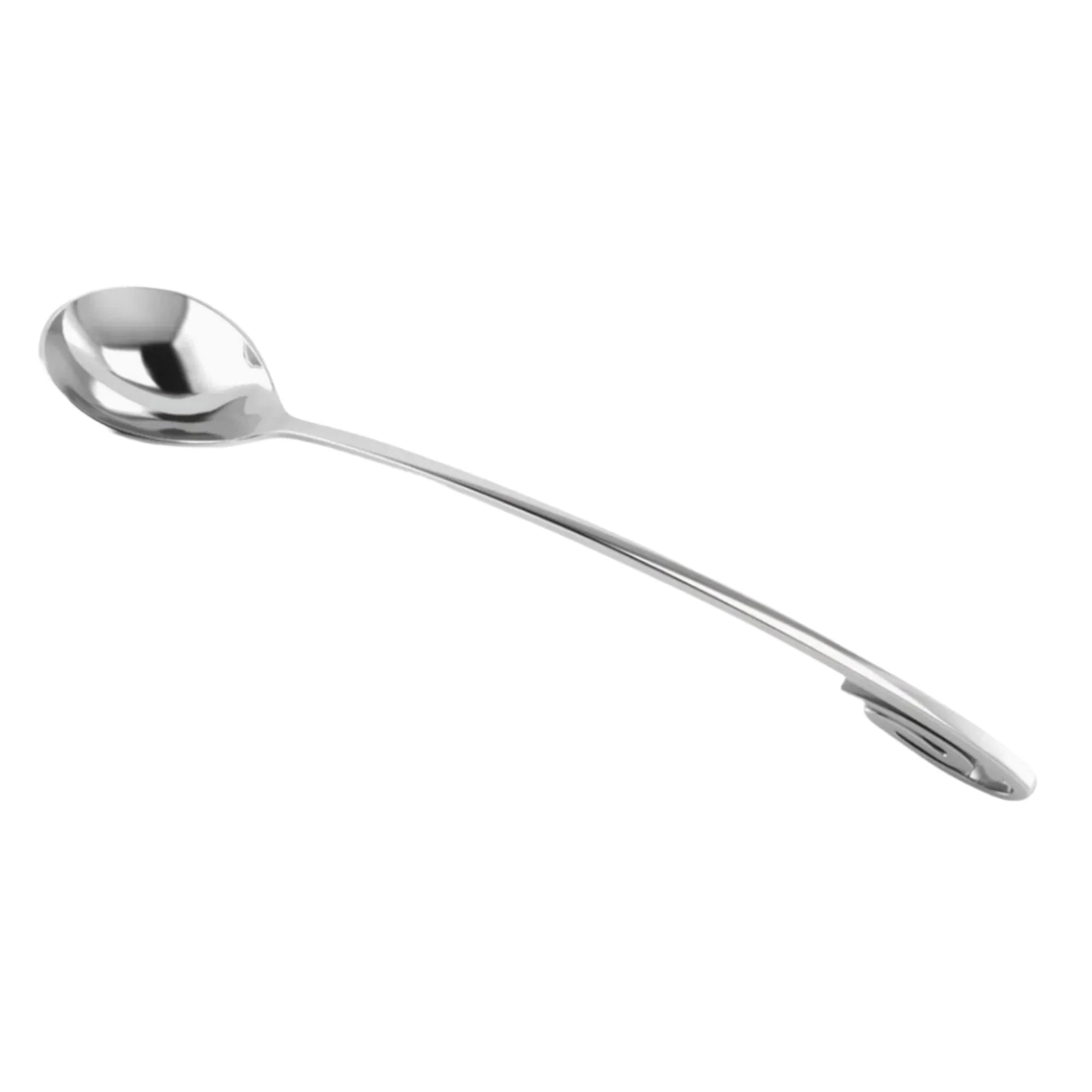 Sterling Silver Curve Baby Feeding Spoon by Krysaliis - The Mayfair Hall