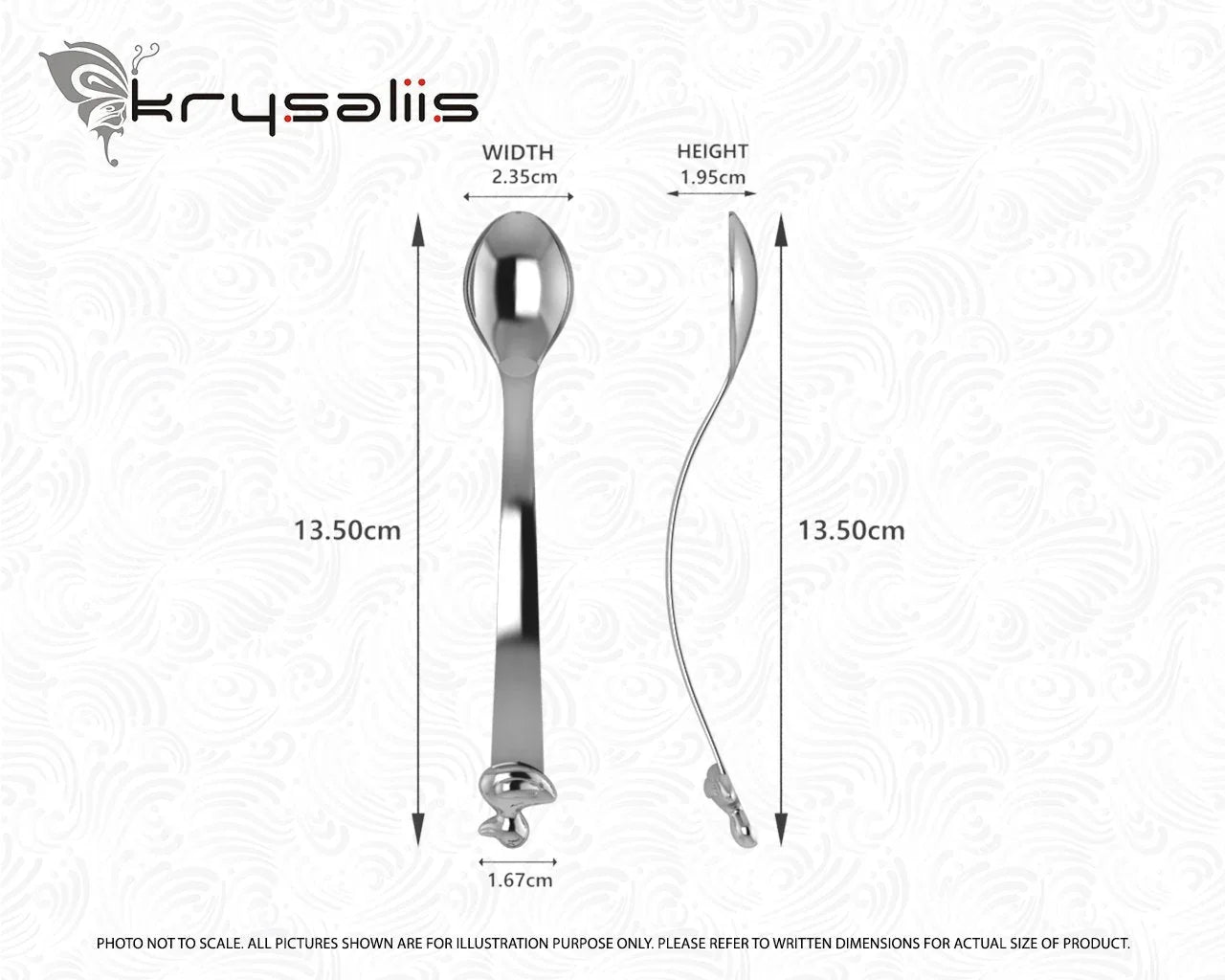 Duck Sterling Silver Baby Feeding Spoon by Krysaliis - The Mayfair Hall