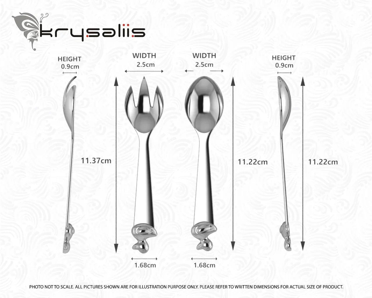 Duck Sterling Silver Baby Spoon & Fork Set by Krysaliis - The Mayfair Hall