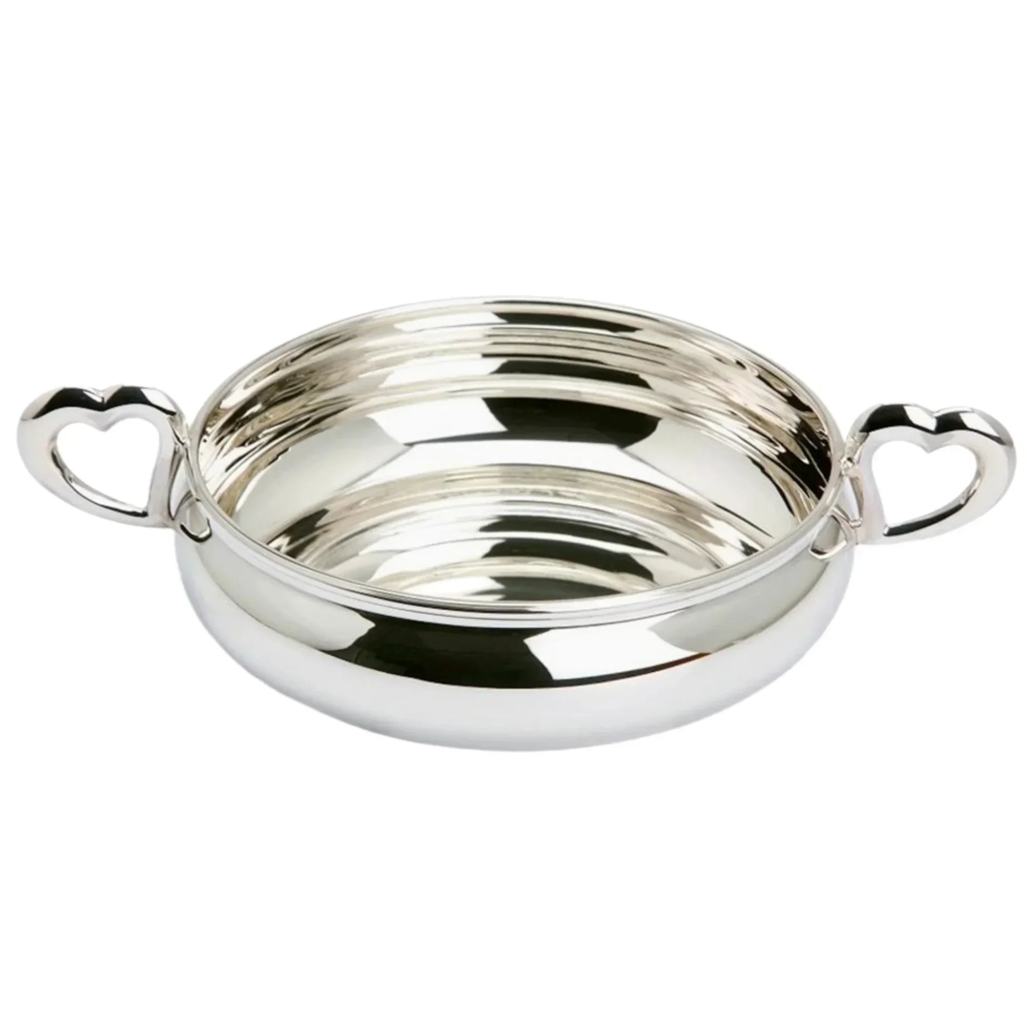 Heart Sterling Silver Baby Porringer by Krysaliis - The Mayfair Hall
