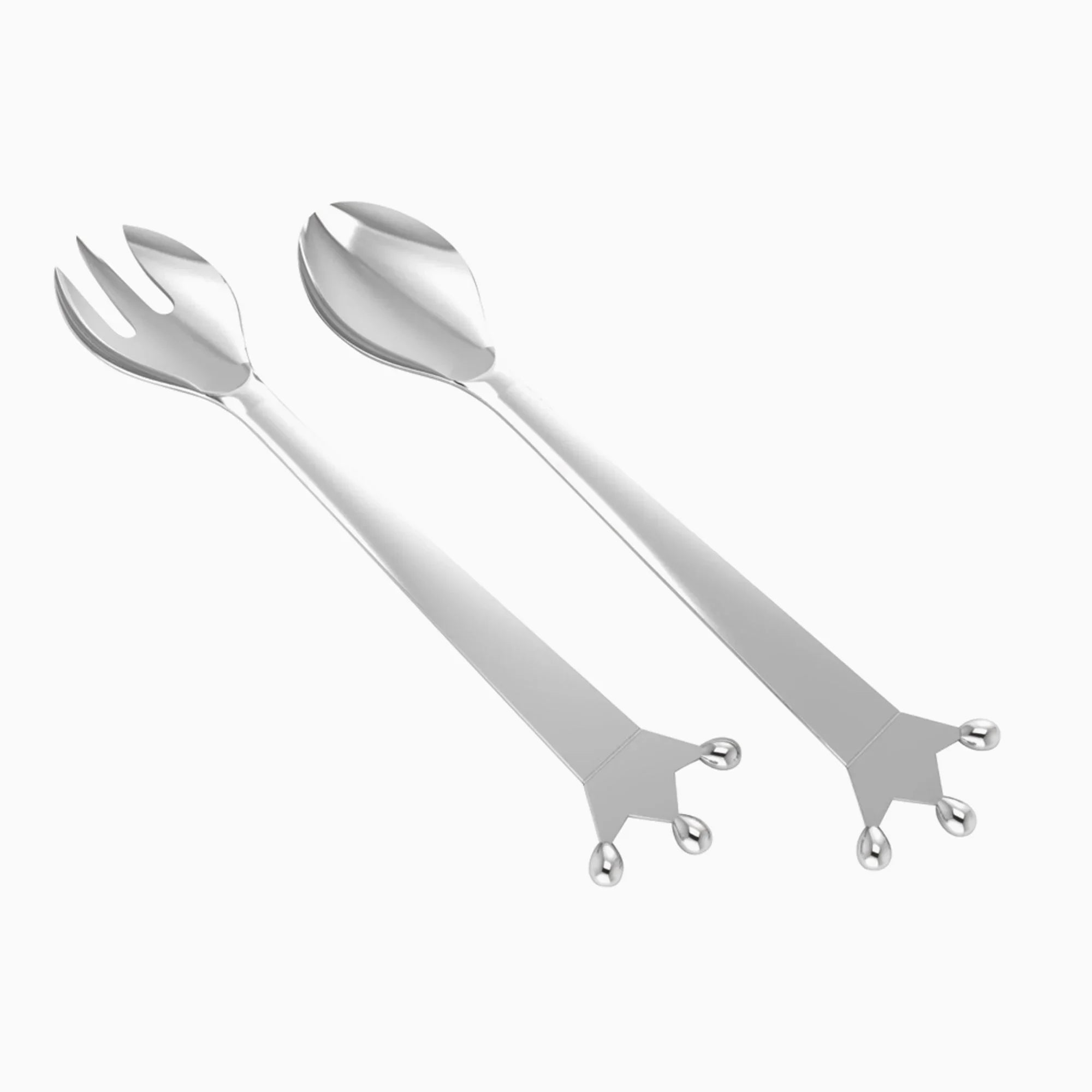 Majestic Sterling Silver Baby Spoon Fork Set by Krysaliis - The Mayfair Hall