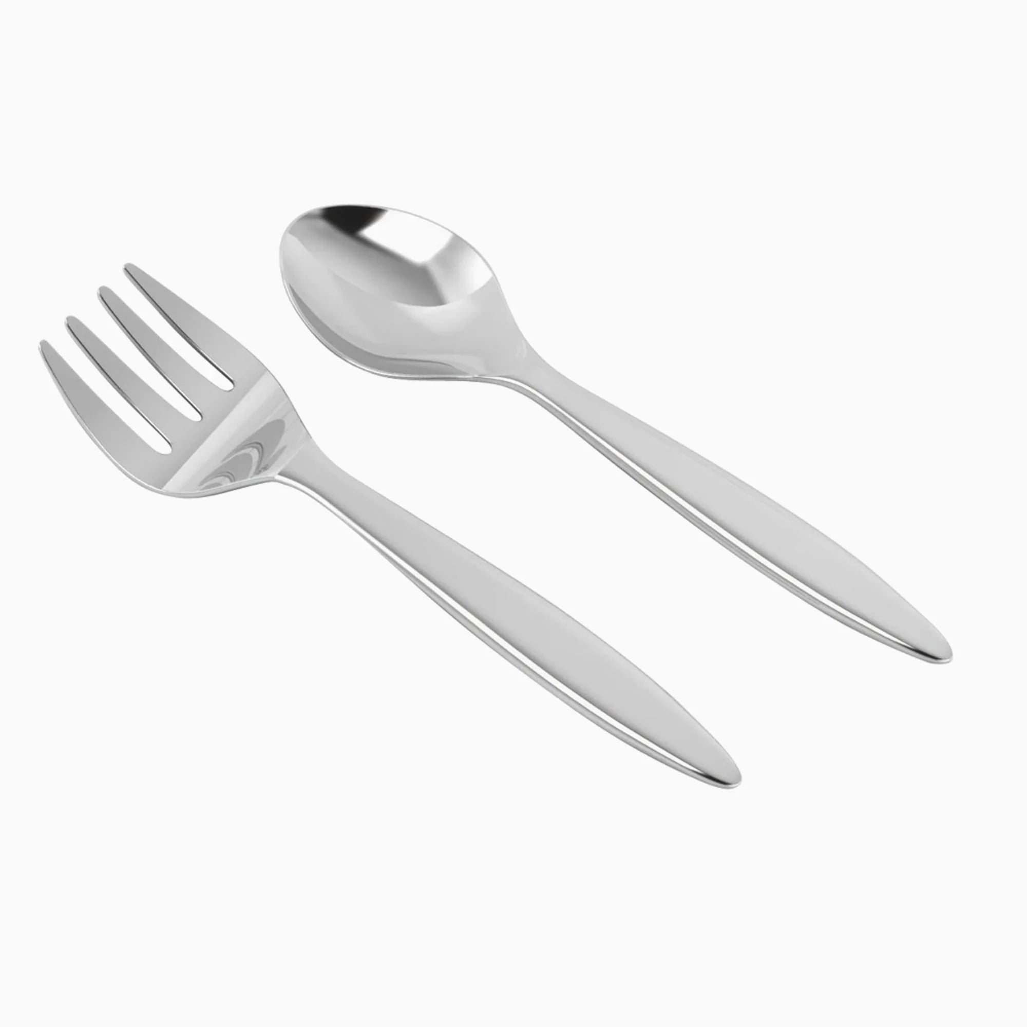 Classic Sterling Silver Baby Spoon & Fork set by Krysaliis - The Mayfair Hall