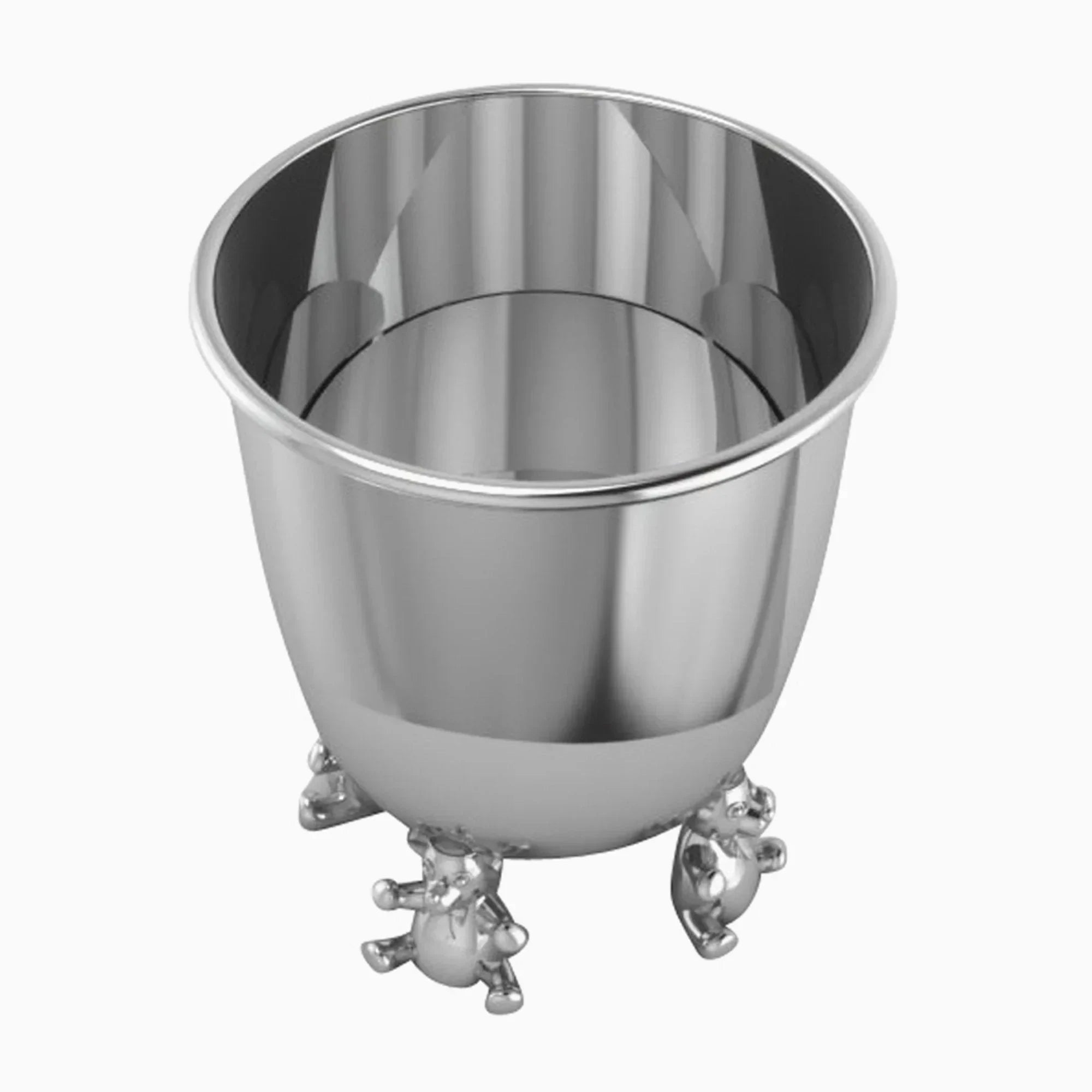 Krysaliis Sterling Silver Baby Cup - Teddy - The Mayfair Hall