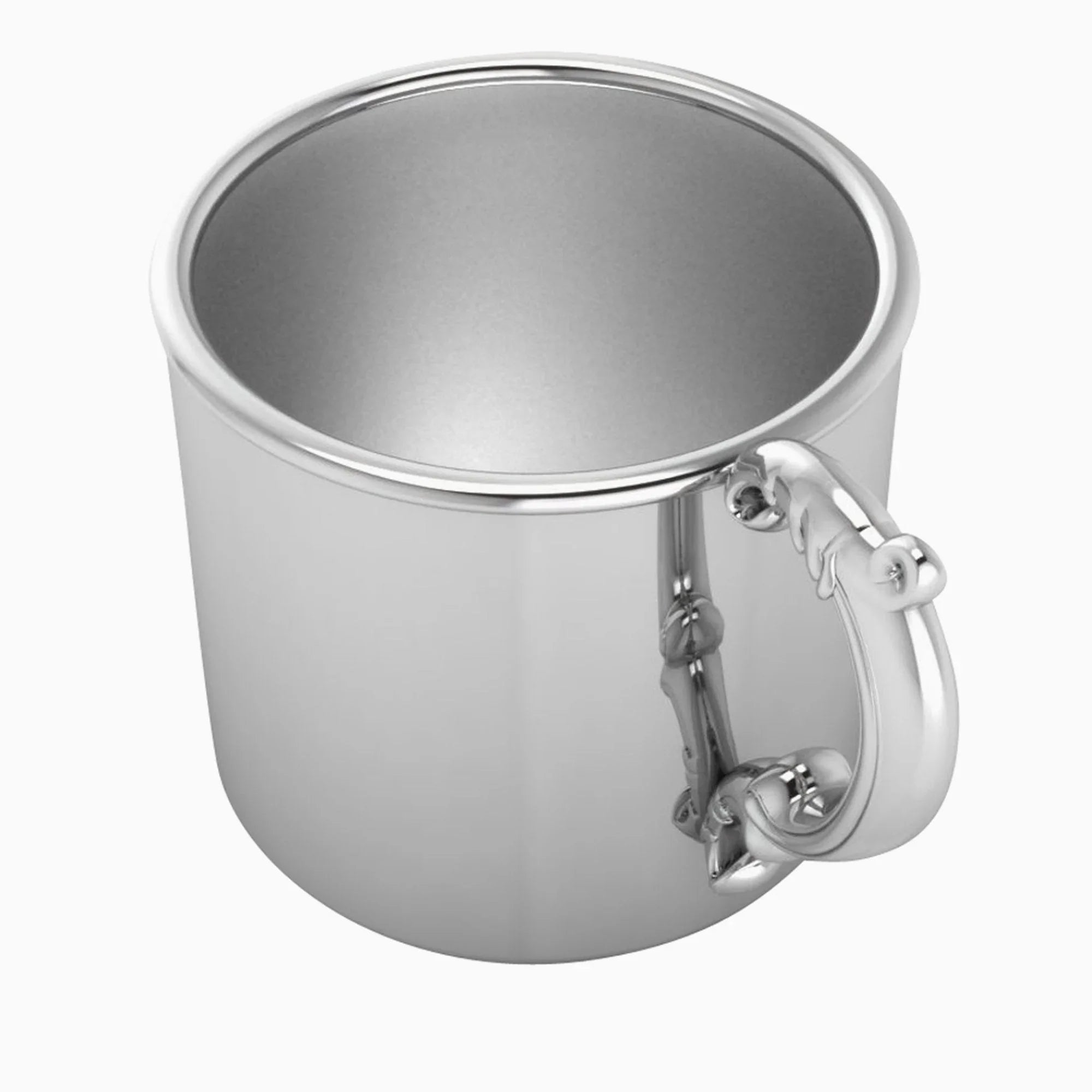 Krysaliis Sterling Silver Baby Cup- Classic Victorian Handle - The Mayfair Hall