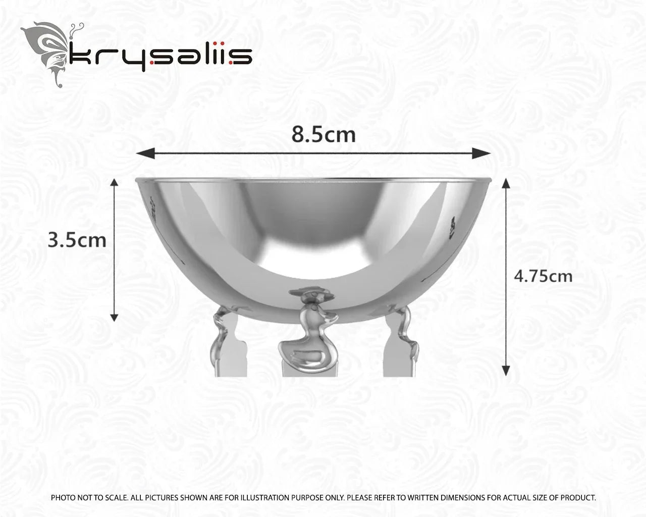 Sterling Silver Duck Baby Feeding Bowl by Krysaliis - The Mayfair Hall