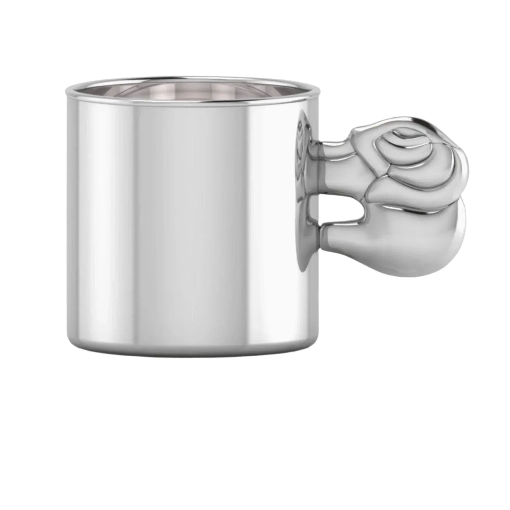 Krysaliis Sterling Silver Baby Cup - Elephant - The Mayfair Hall