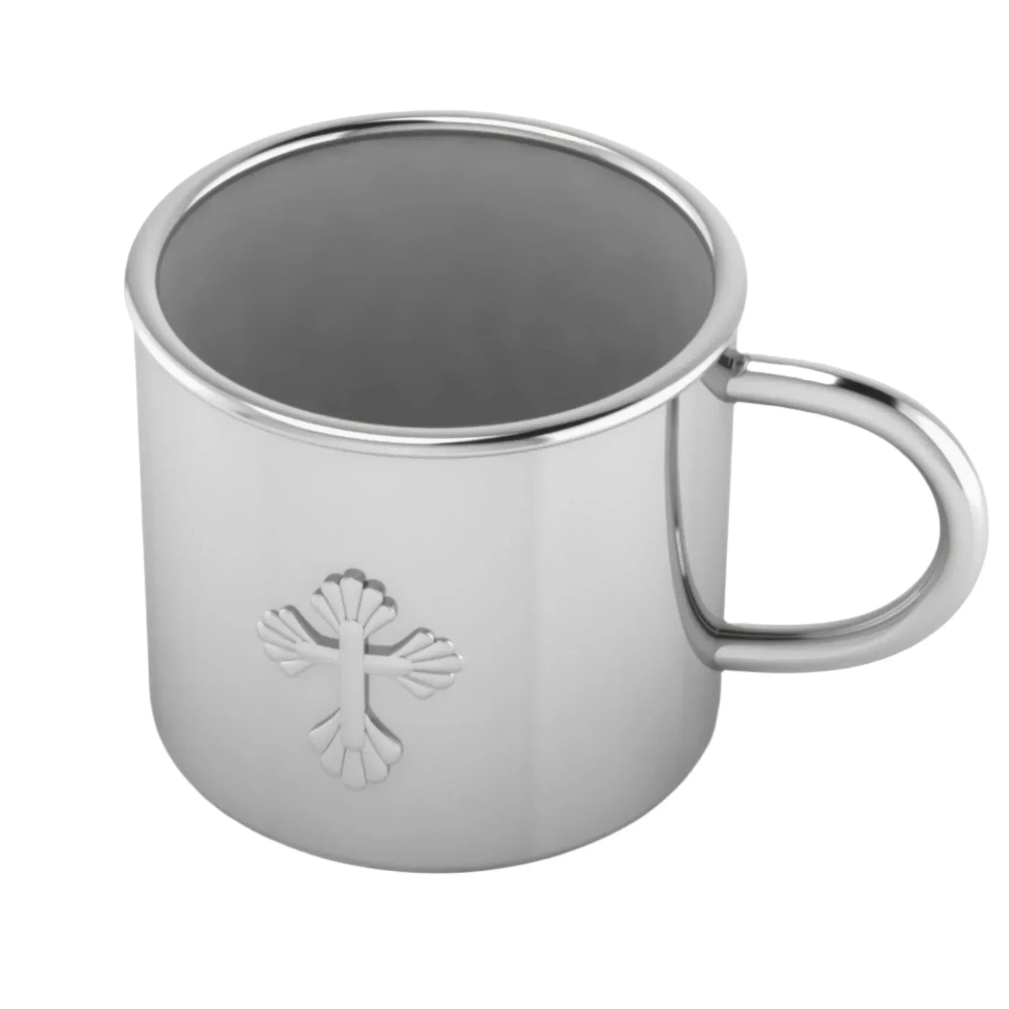 Krysaliis Sterling Silver Baby Cup - Cross - The Mayfair Hall