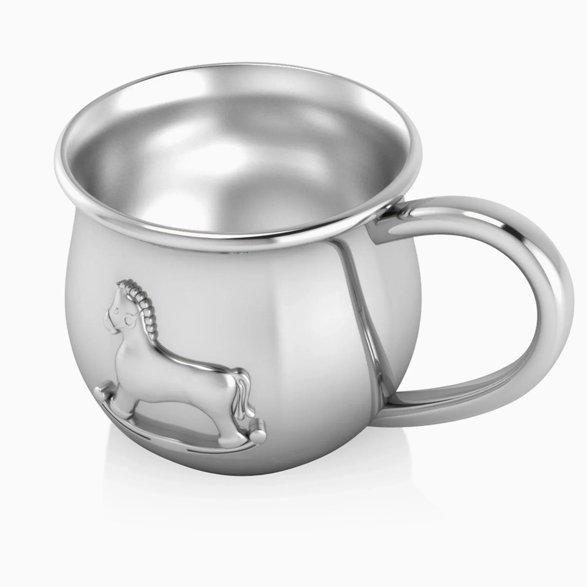 Krysaliis Silver Plated Baby Cup - Horse - The Mayfair Hall
