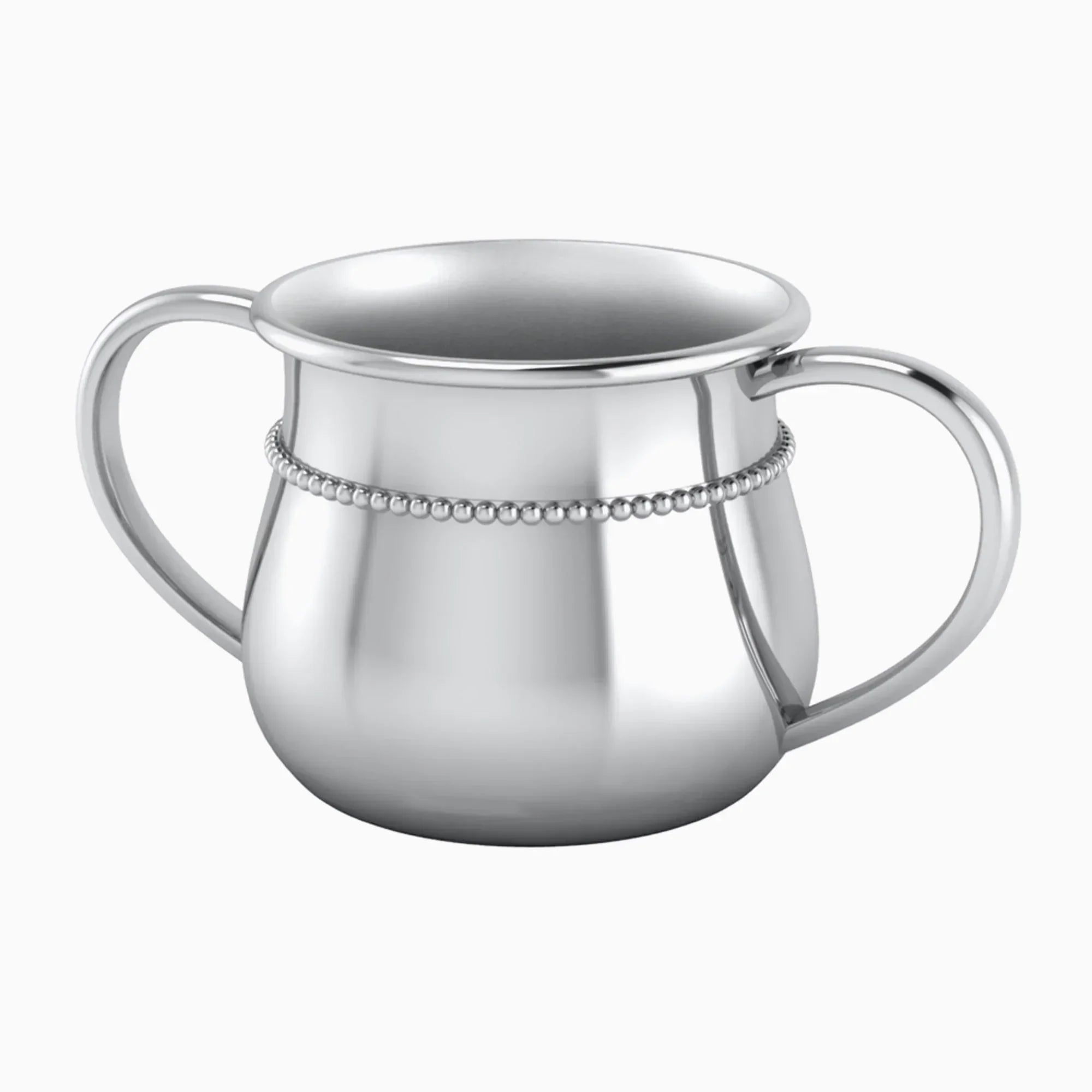 Krysaliis Silver Plated Baby Cup - Beaded 2 Handle - The Mayfair Hall