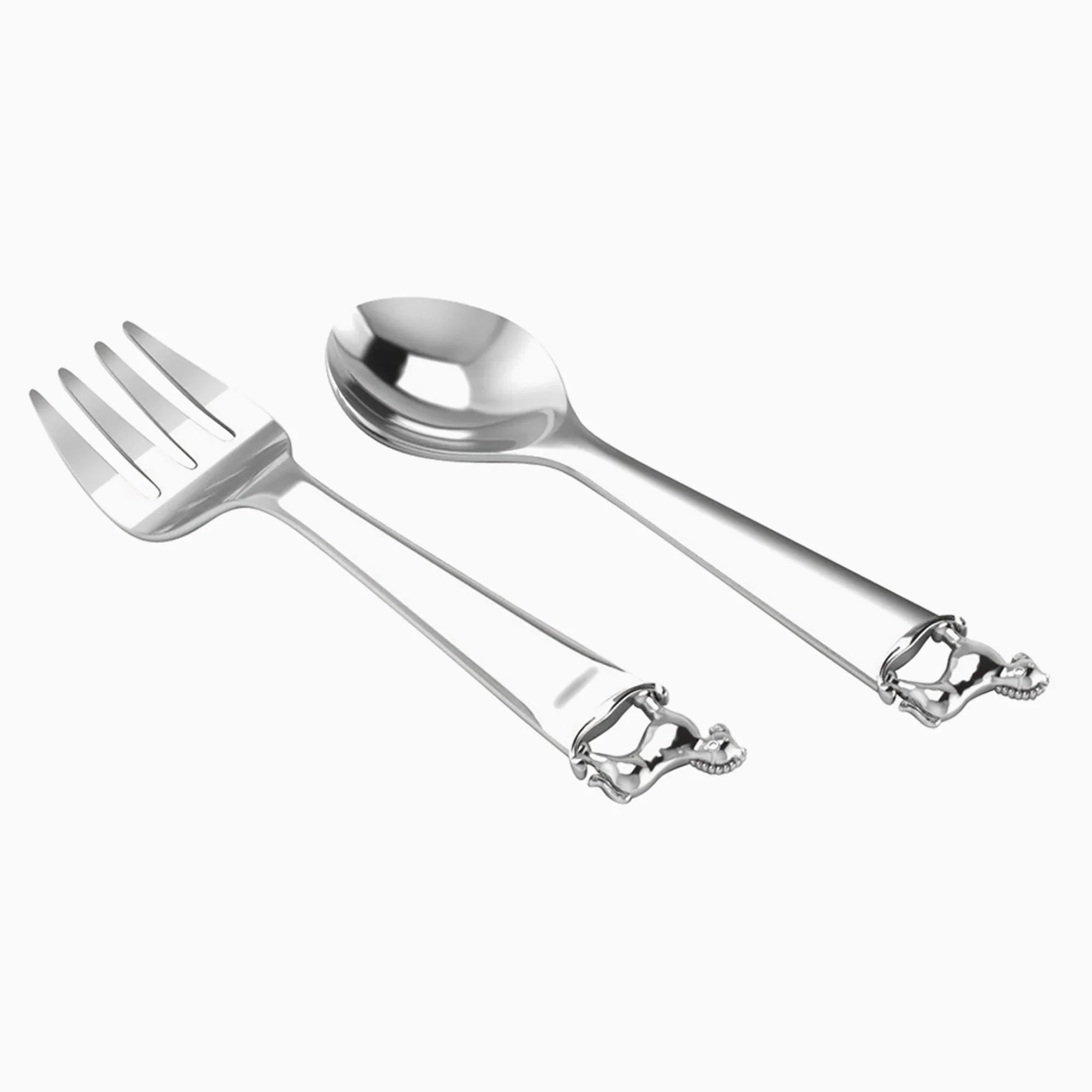 Horse Silver Plated Baby Spoon and Fork Set by Krysaliis - The Mayfair Hall