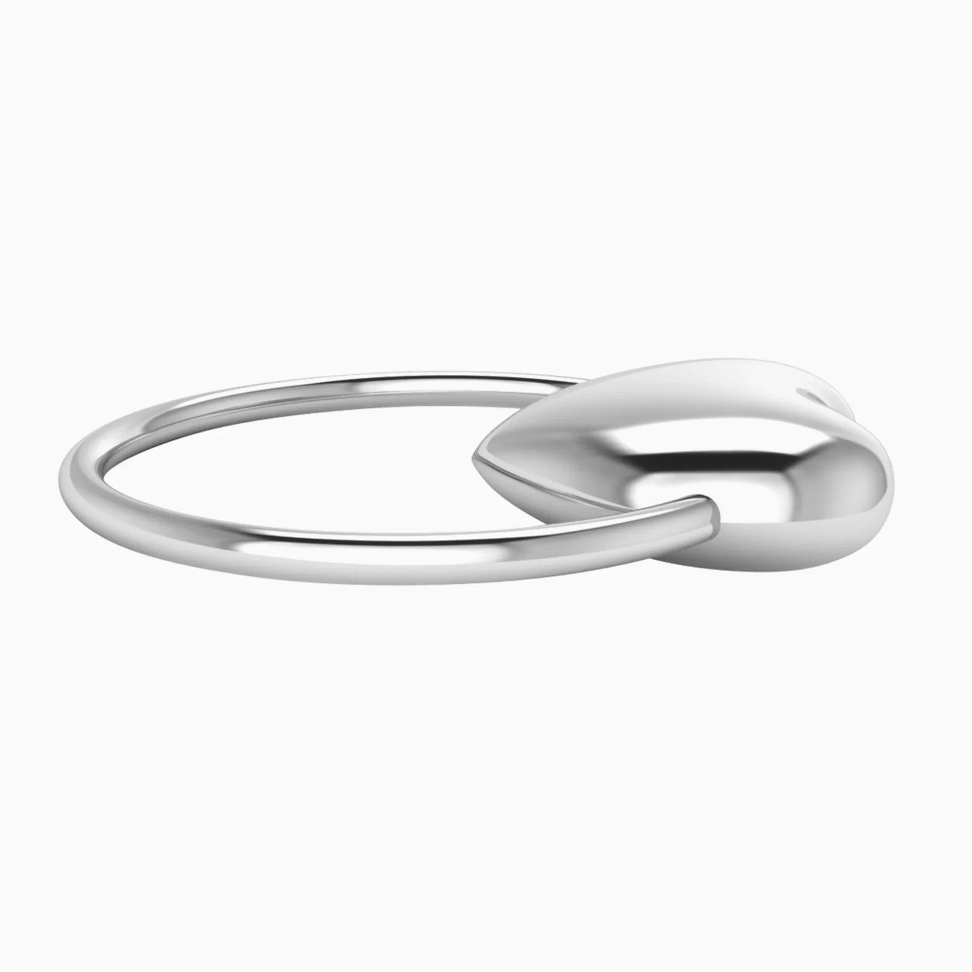 Krysaliis Sterling Silver Baby Teether Rattle - Heart - The Mayfair Hall