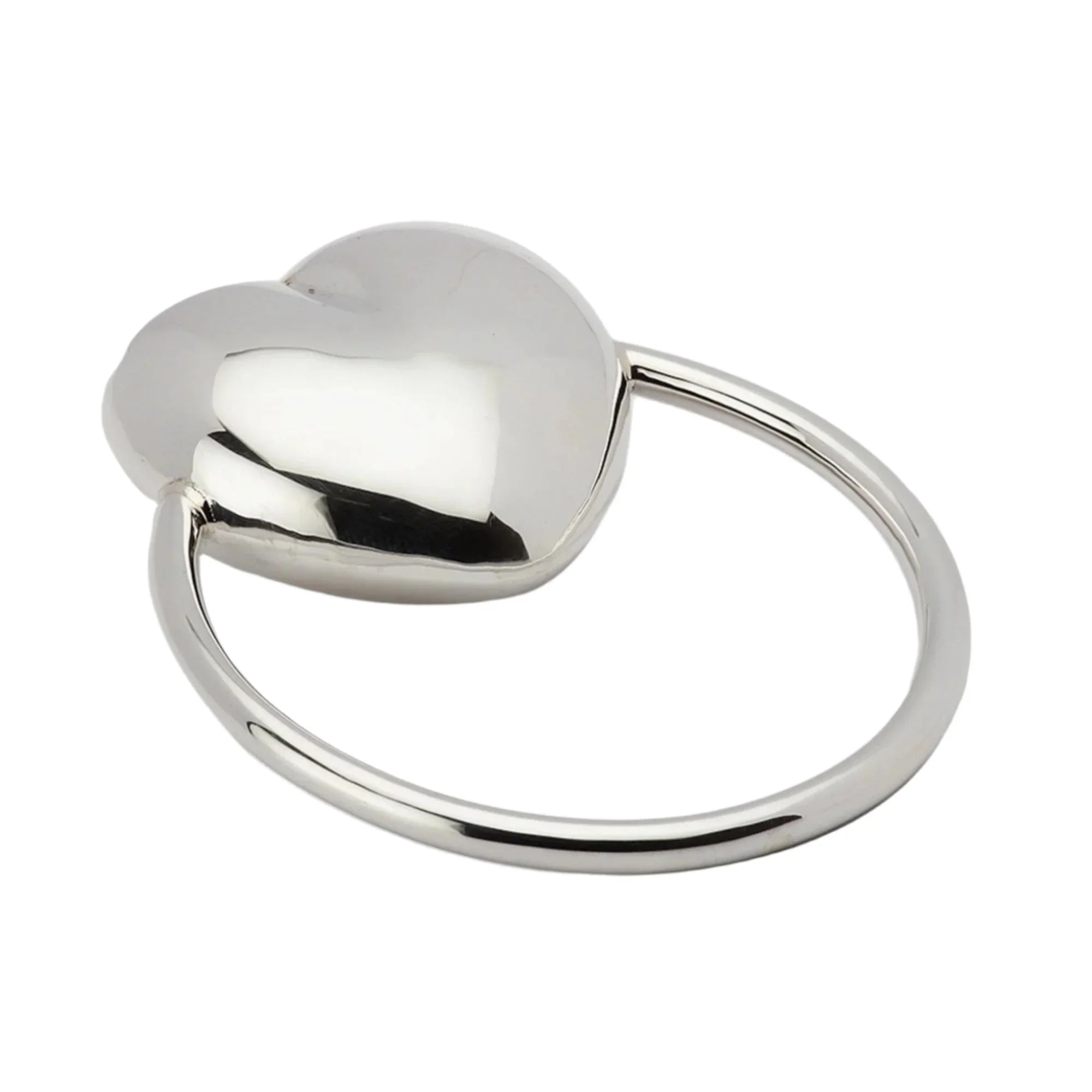 Krysaliis Sterling Silver Baby Teether Rattle - Heart - The Mayfair Hall