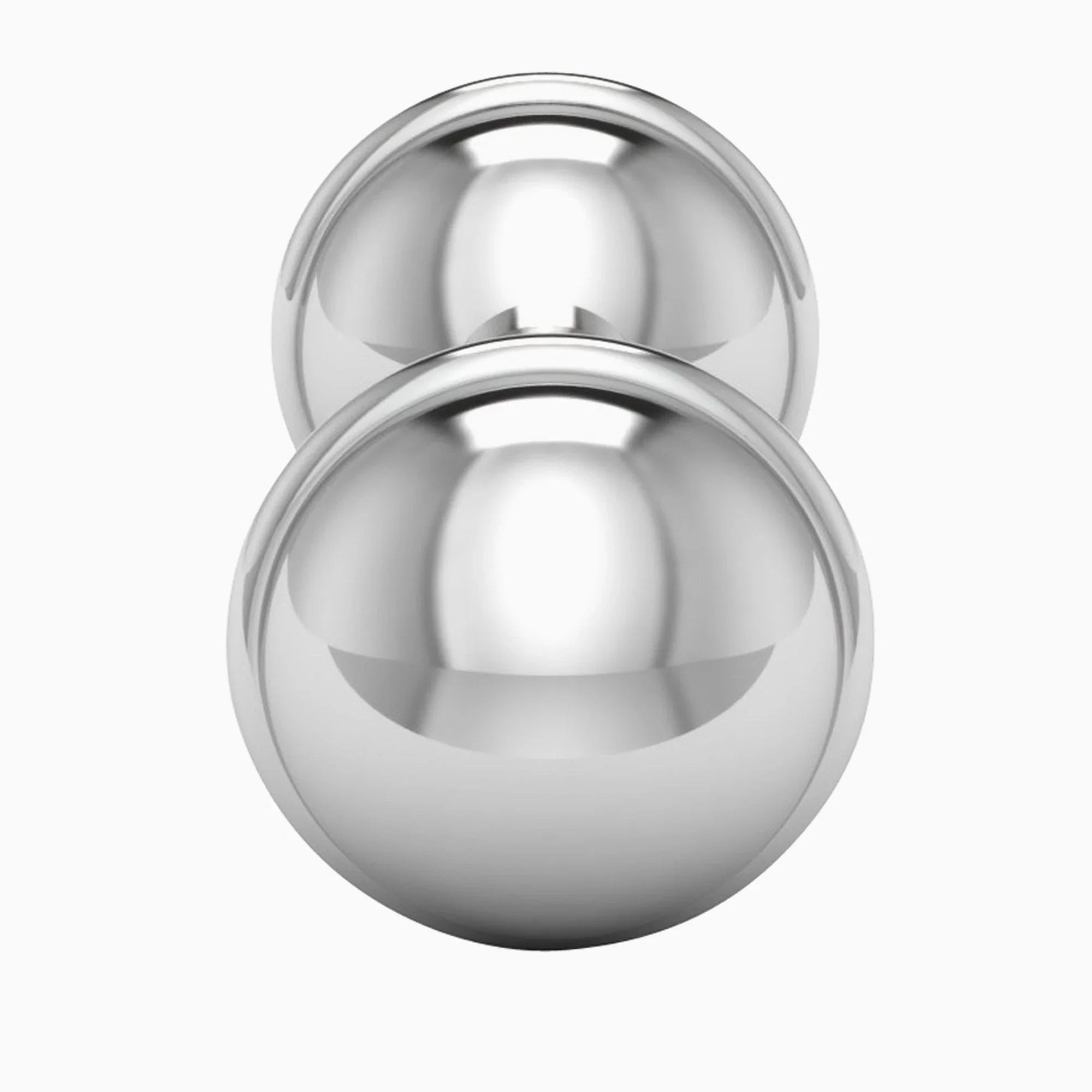 Krysaliis Sterling Silver Dumbbell Baby Rattle - The Mayfair Hall