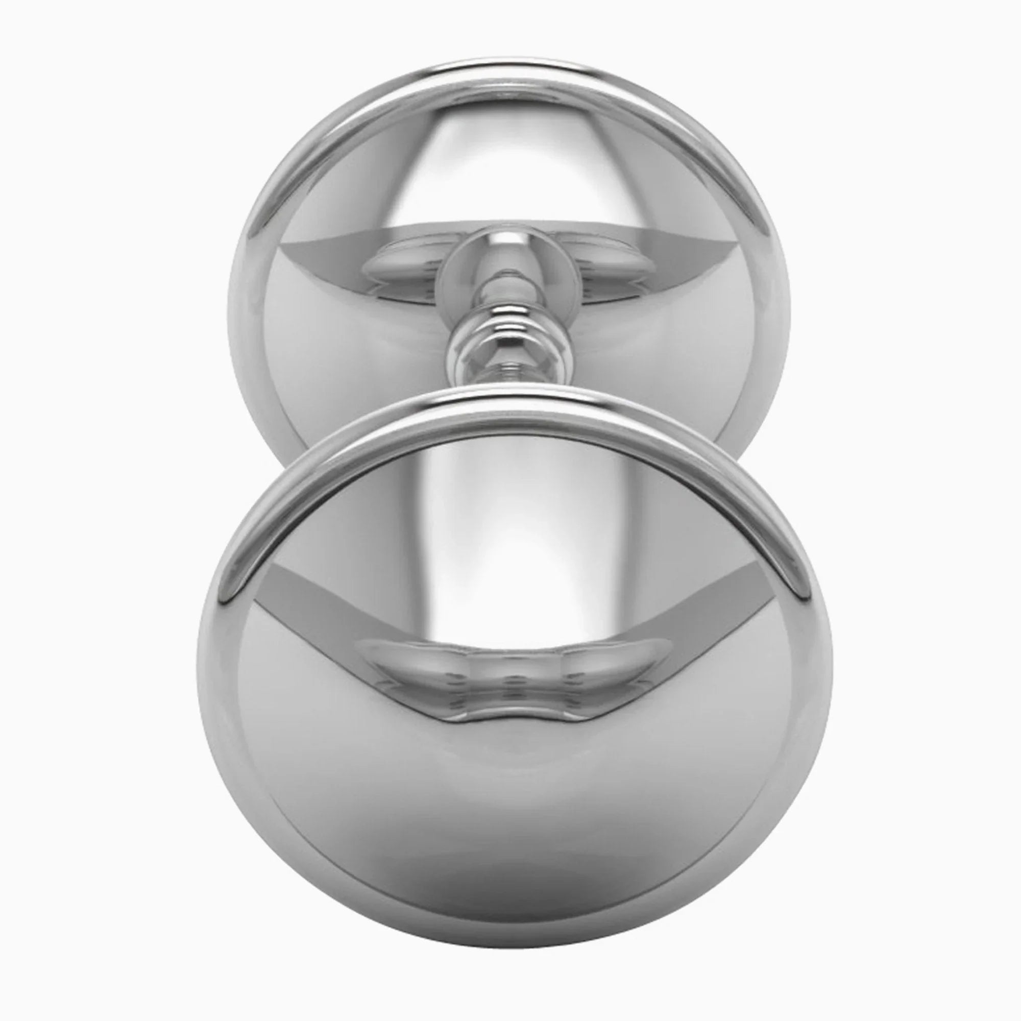 Krysaliis Sterling Silver Dumbbell Baby Rattle - Classic - The Mayfair Hall