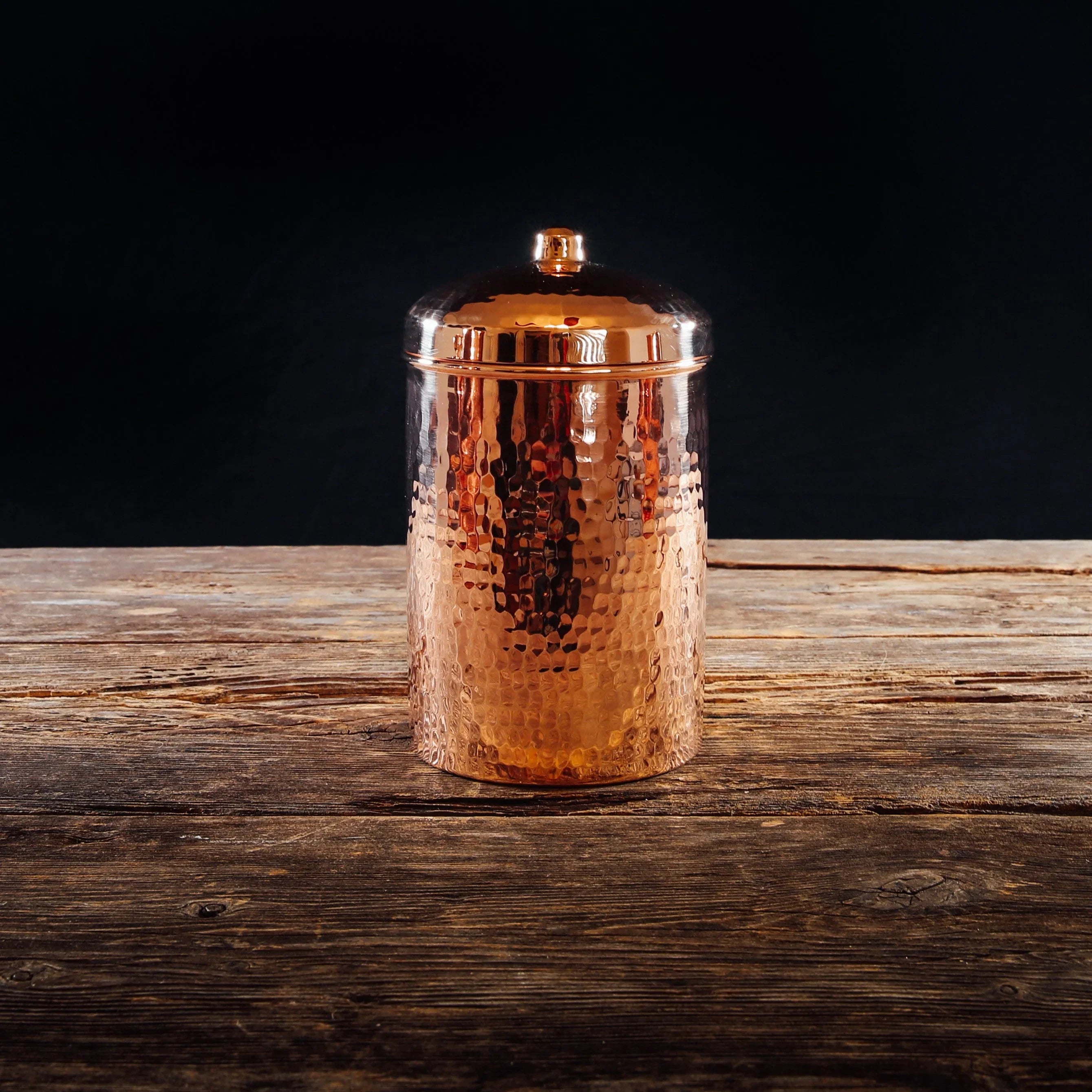 Copper Kitchen Canisters - Individual Sizes - The Mayfair Hall