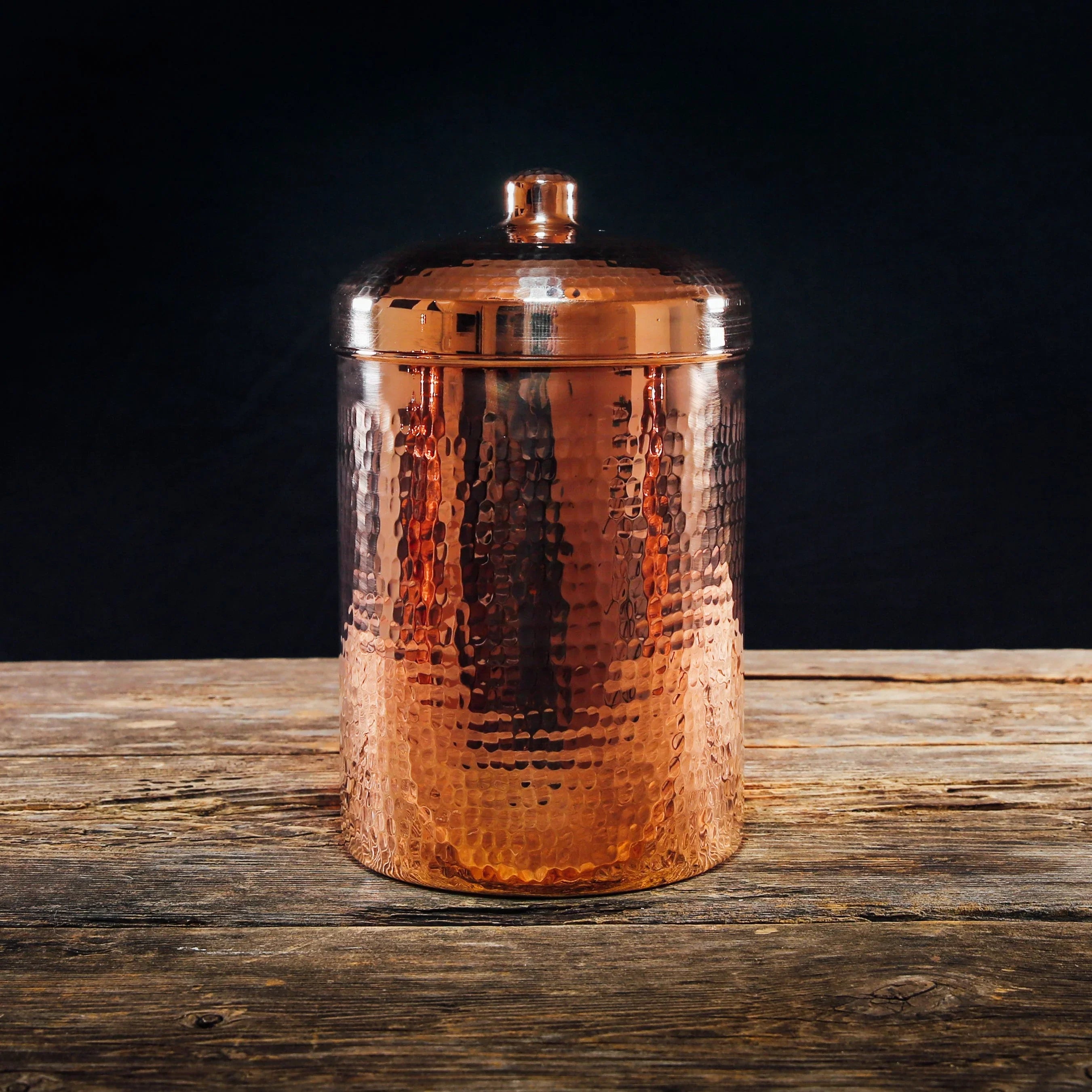 Copper Kitchen Canisters - Individual Sizes - The Mayfair Hall