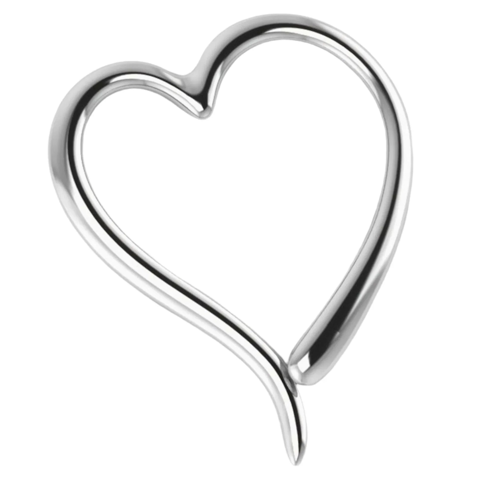 Sterling Silver Heart Napkin Rings by Krysaliis - Set of 2 - The Mayfair Hall