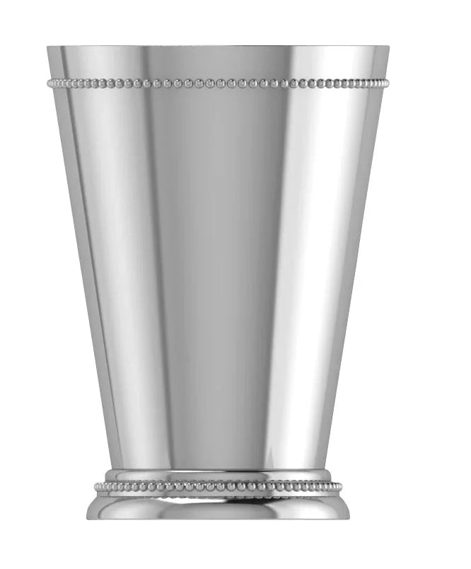 Krysaliis Silverplate Beaded Mint Julep Cup - 9oz - The Mayfair Hall