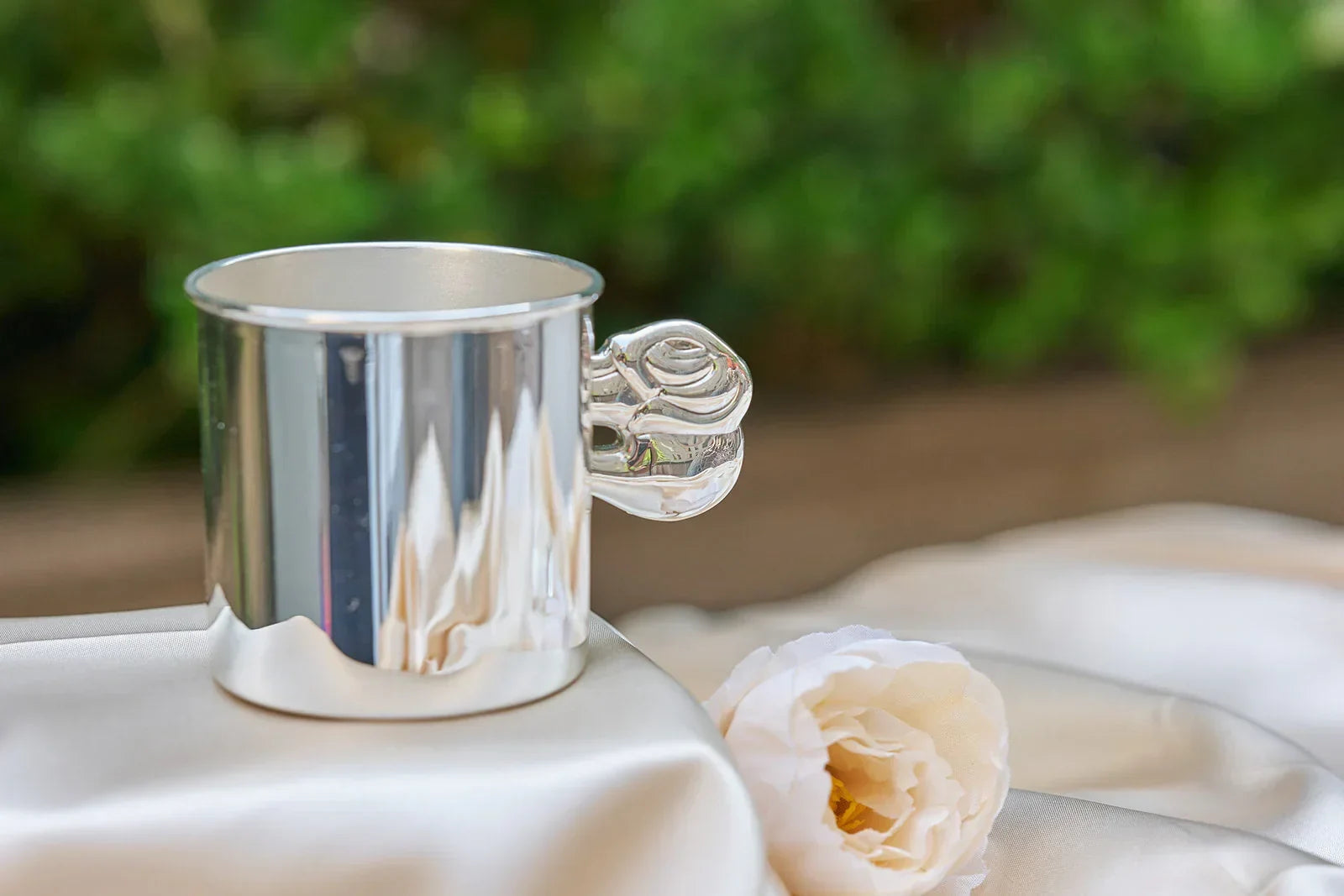 Krysaliis Sterling Silver Baby Cup - Elephant - The Mayfair Hall