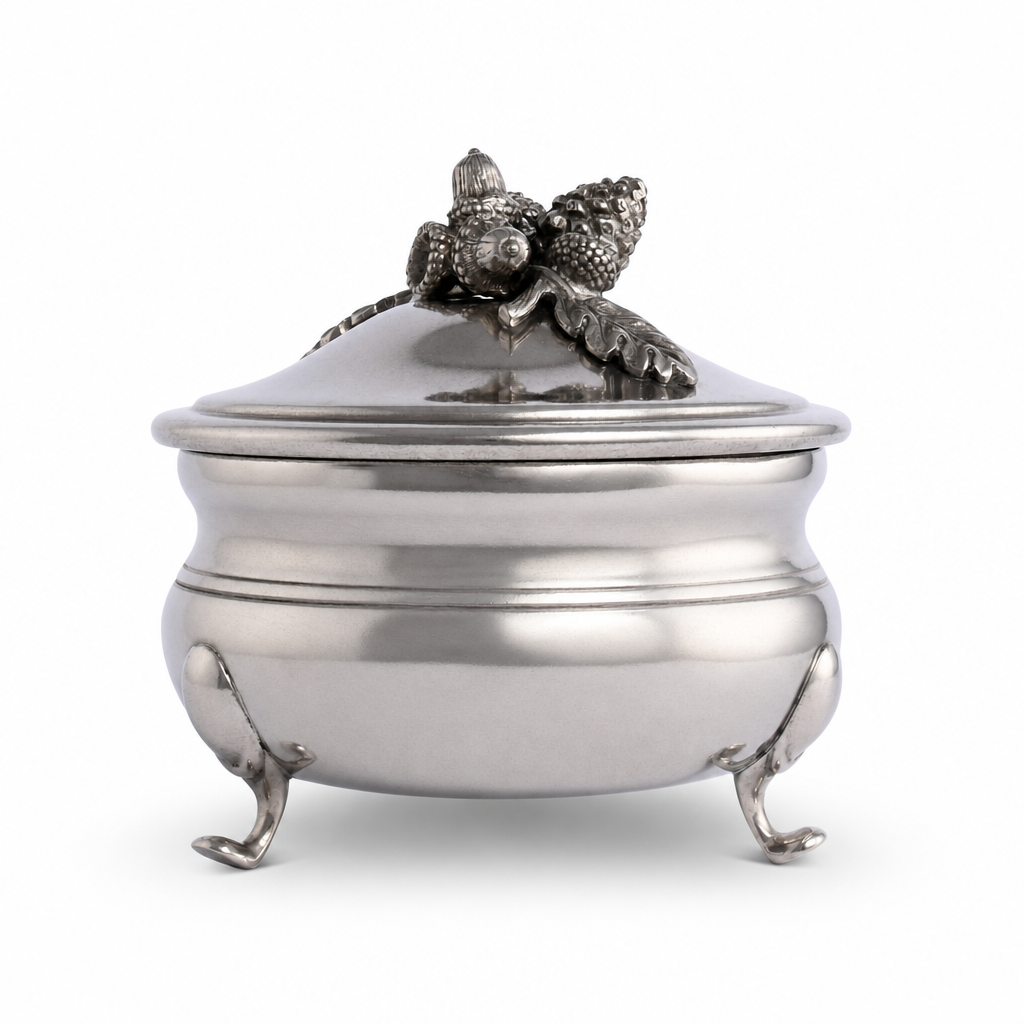 Pewter Acorn Sauce Bowl