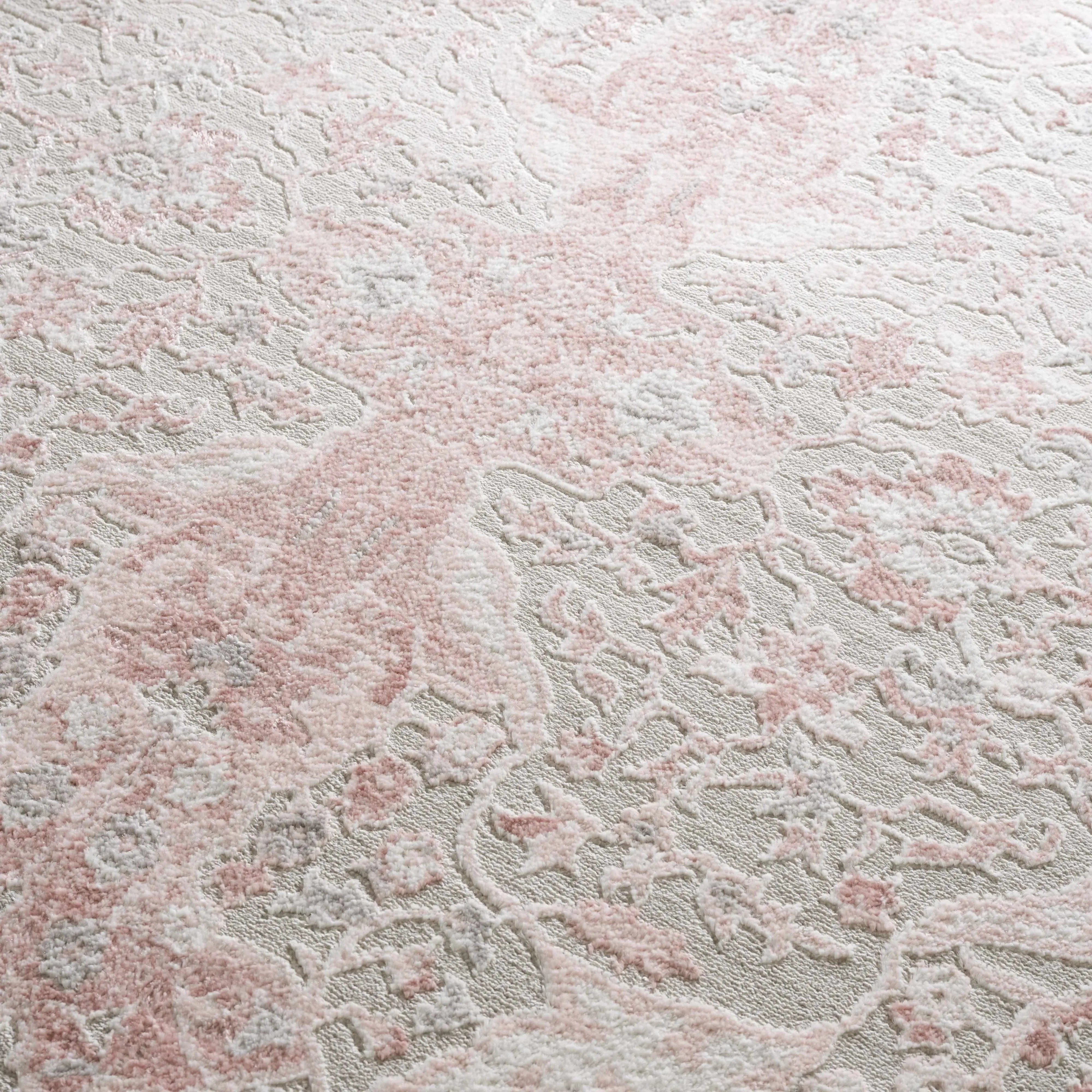 Zora Pink Area Rug - The Mayfair Hall