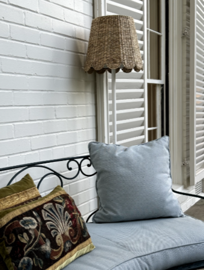 XXL Seagrass Shade Cover (Scalloped in Natural)