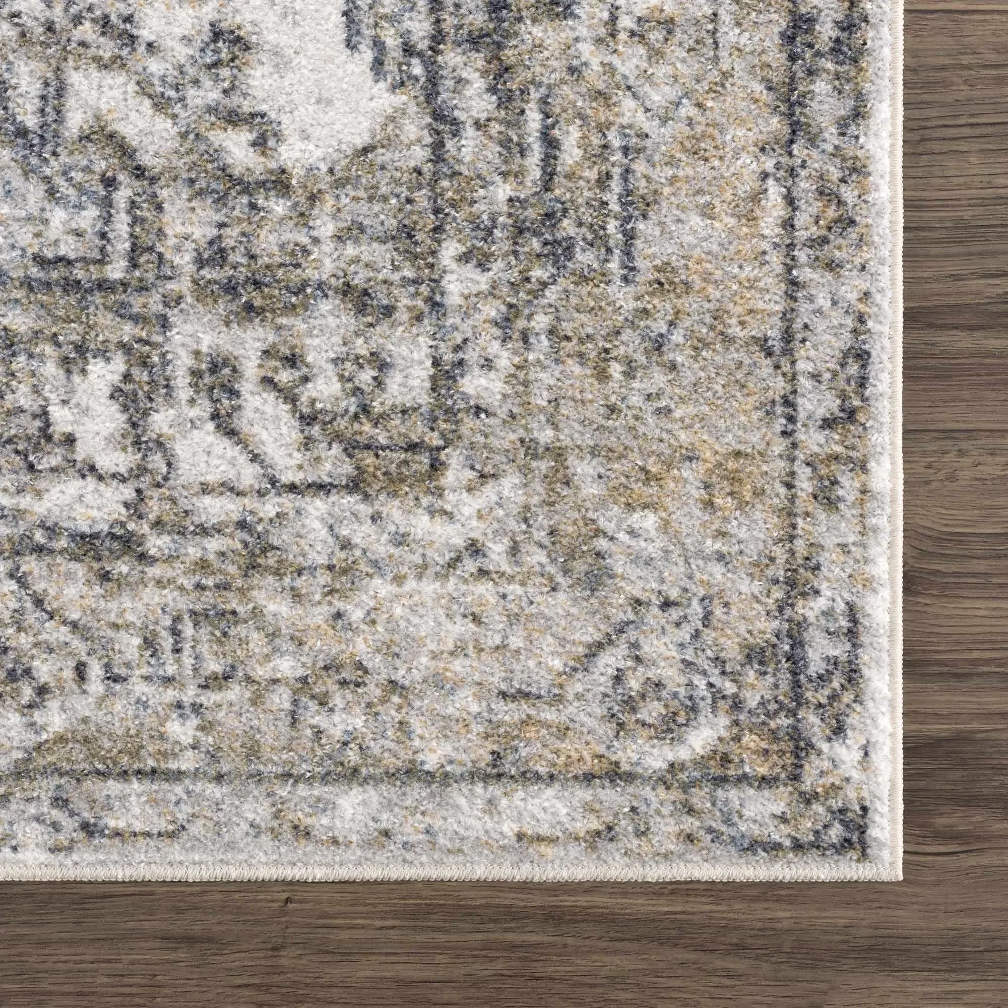 Olive Hera Washable Area Rug - The Mayfair Hall