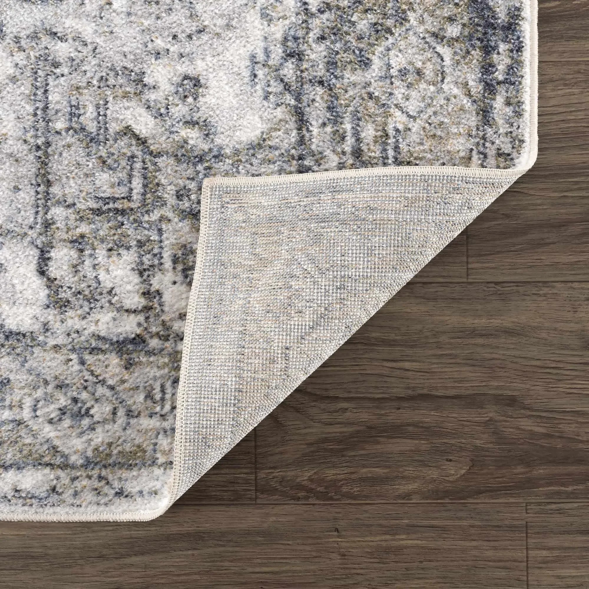 Olive Hera Washable Area Rug - The Mayfair Hall