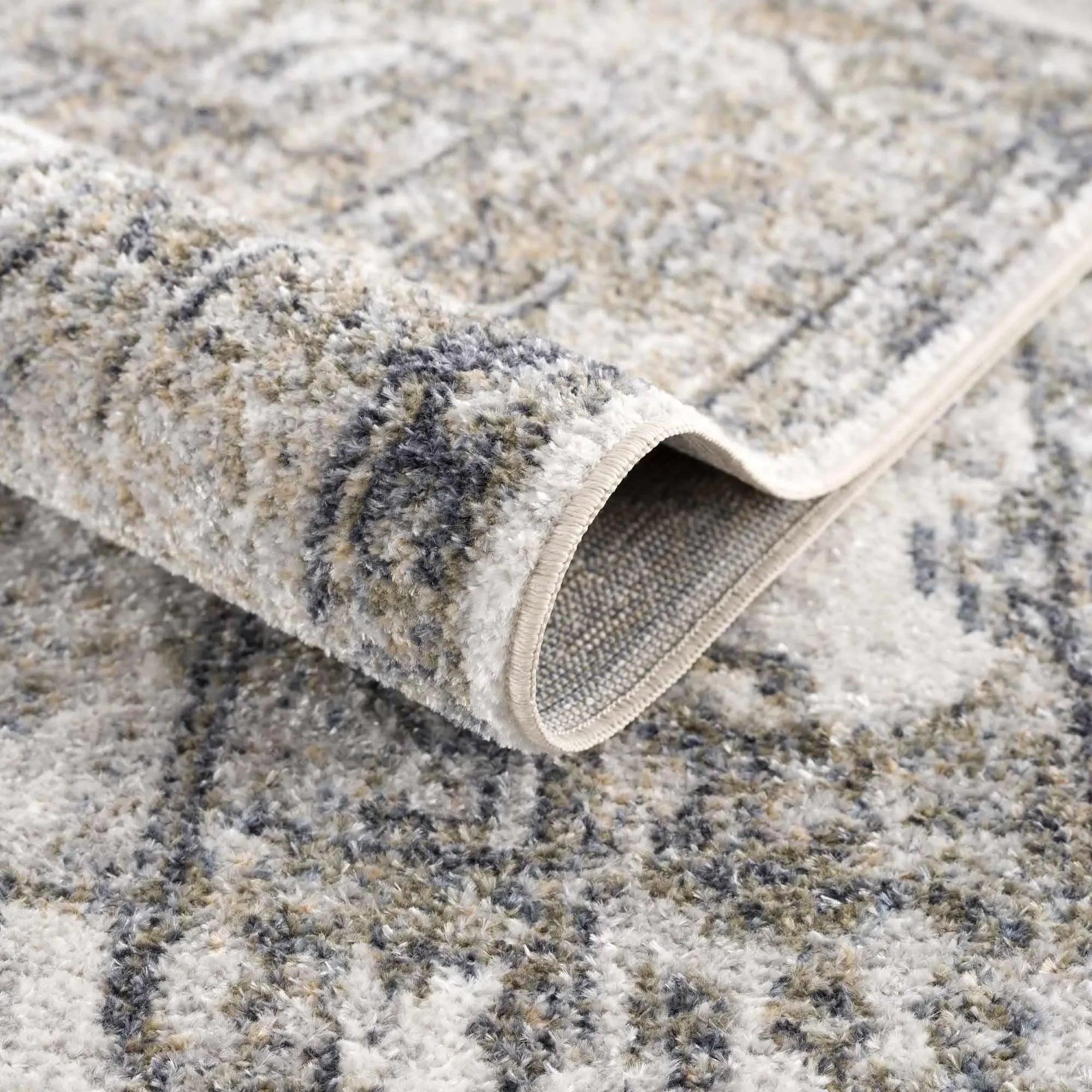 Olive Hera Washable Area Rug - The Mayfair Hall