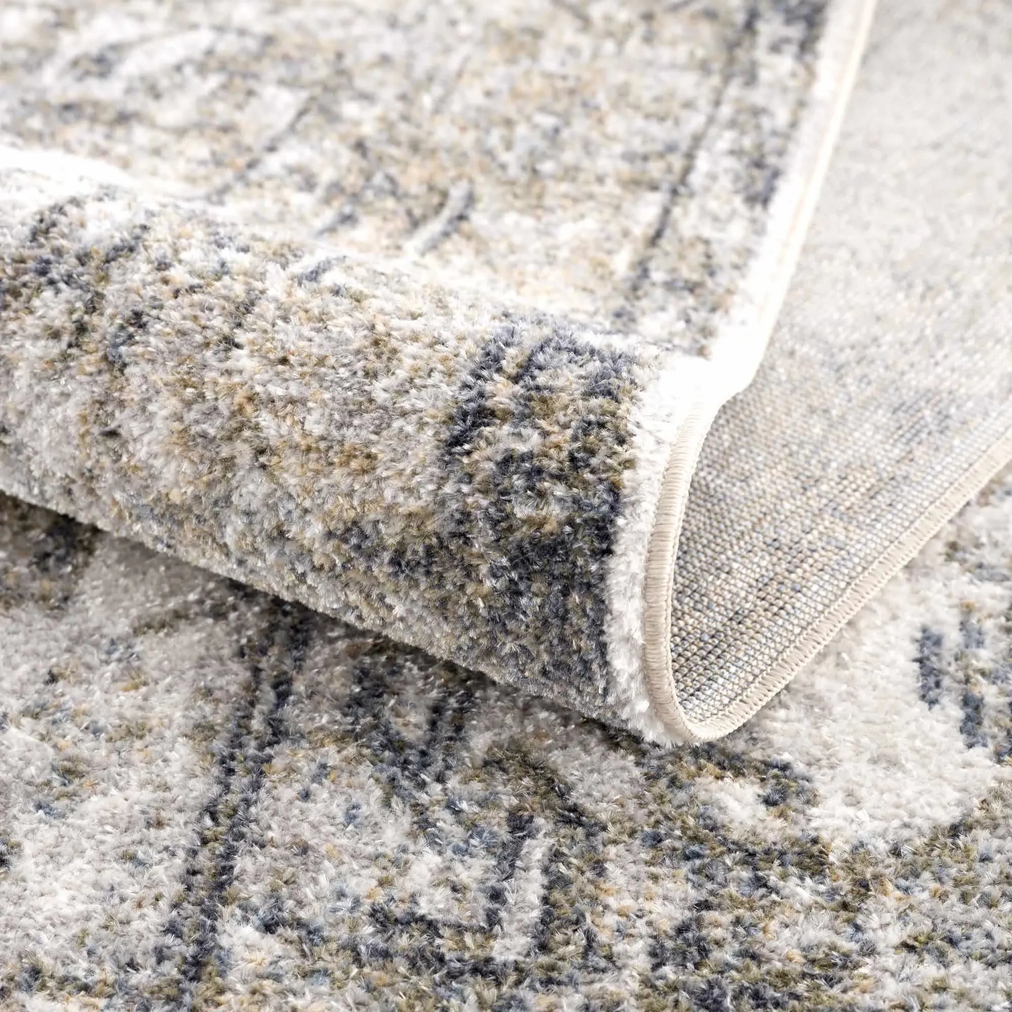 Olive Hera Washable Area Rug - The Mayfair Hall