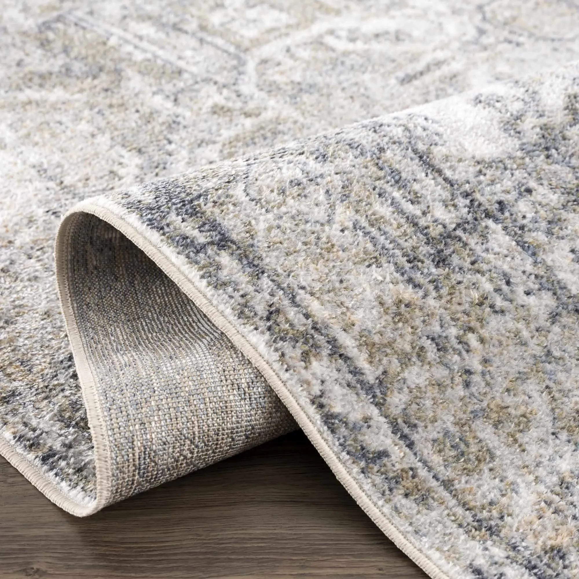 Olive Hera Washable Area Rug - The Mayfair Hall